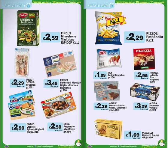 Volantini Primo Prezzo da 19 febbraio a 1 marzo di 2026 - Pagina del volantino 22