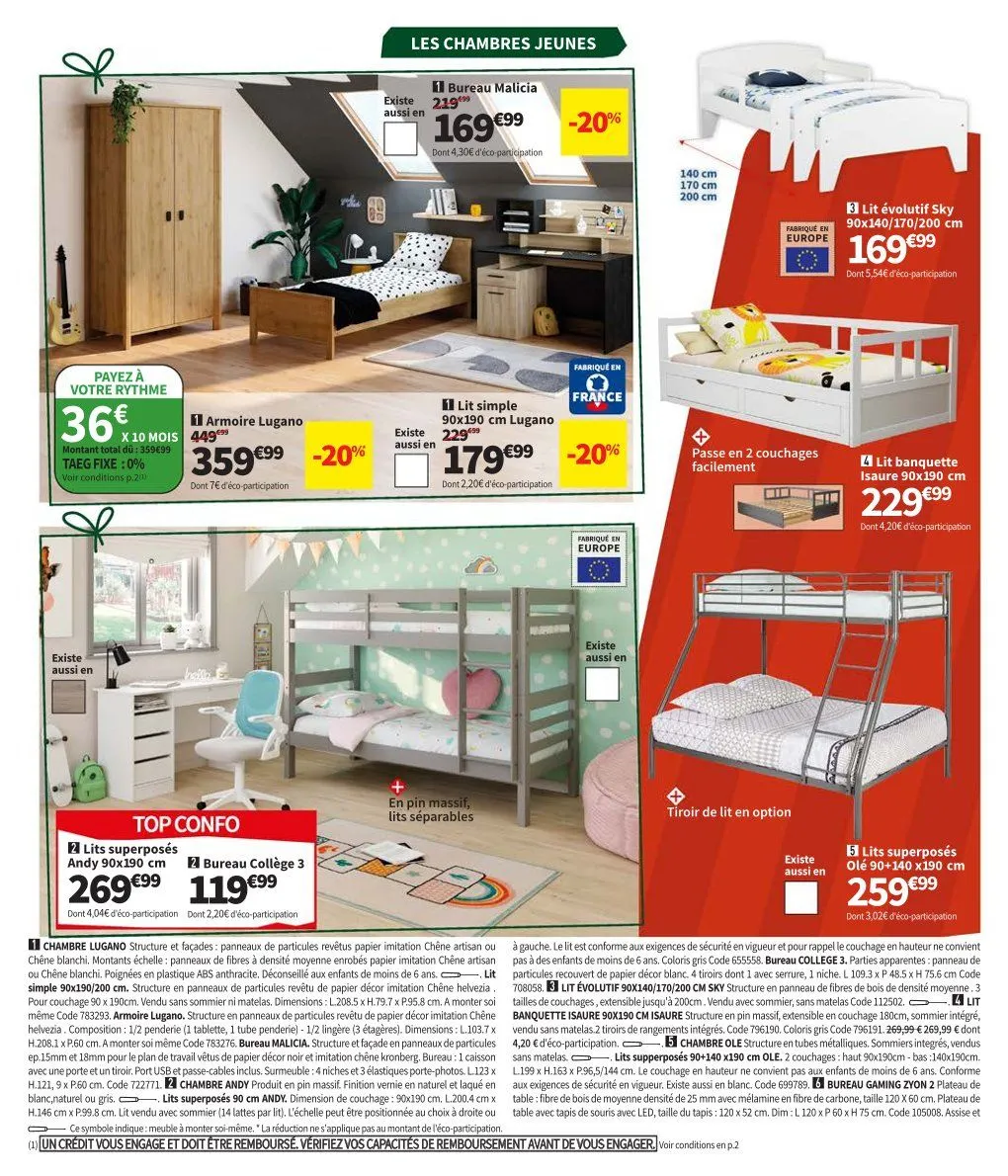 Conforama Catalogue du 1 décembre au 25 décembre 2025 - Catalogue page 22