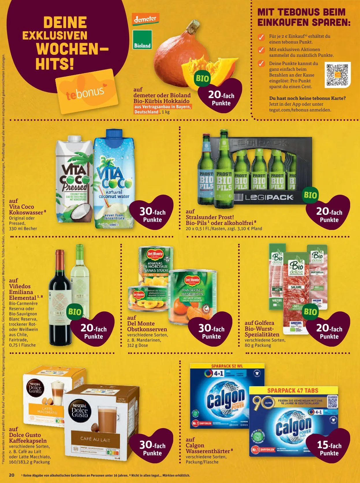 tegut... Angebote von 23. Januar bis 24. Januar 2026 - Prospekt seite 22