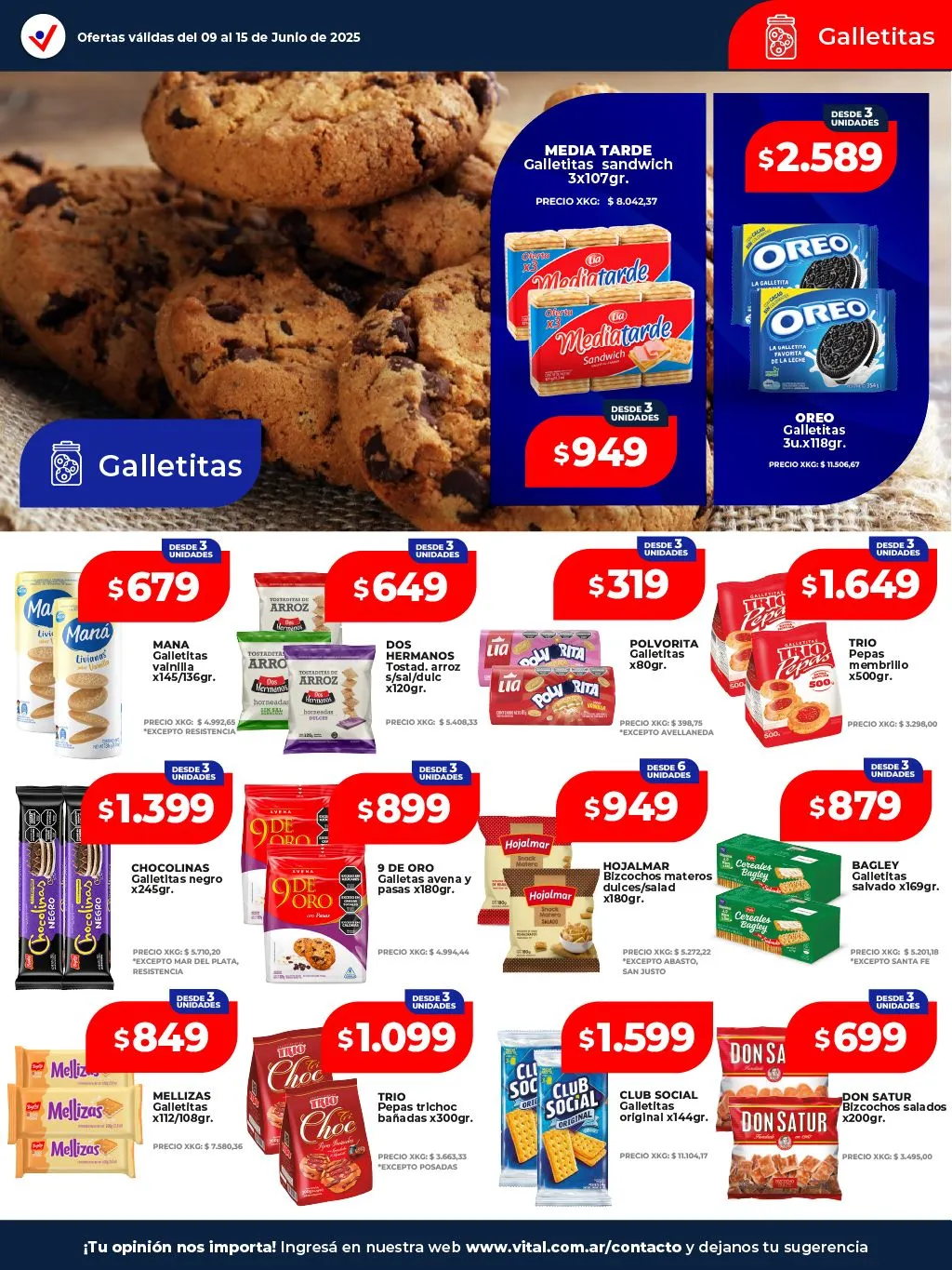 Ofertas de Vital Ofertas 9 de junio al 16 de junio 2025 - Página 22 del catálogo