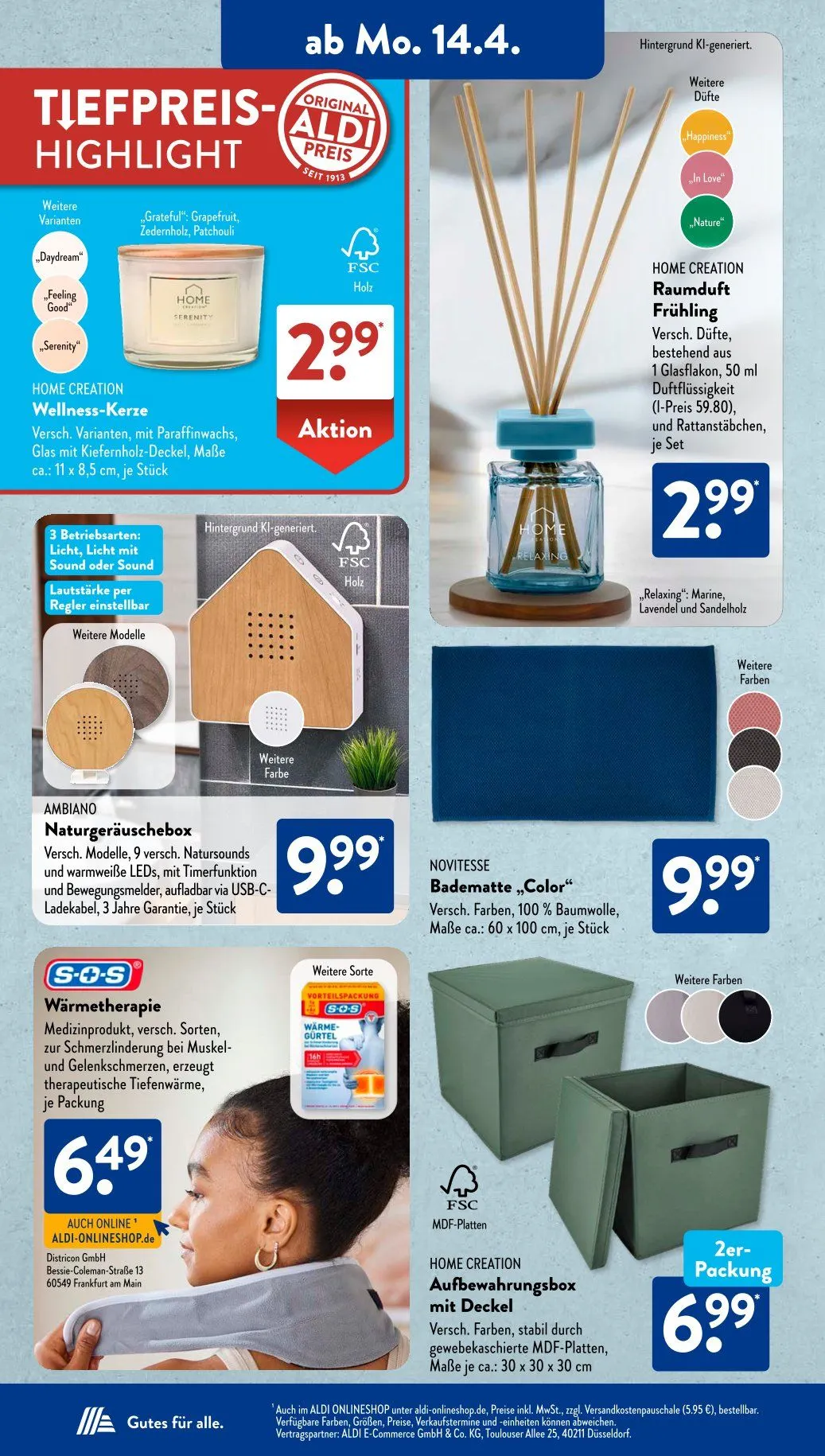 ALDI SÜD Angebote von 14. April bis 19. April 2025 - Prospekt seite 22