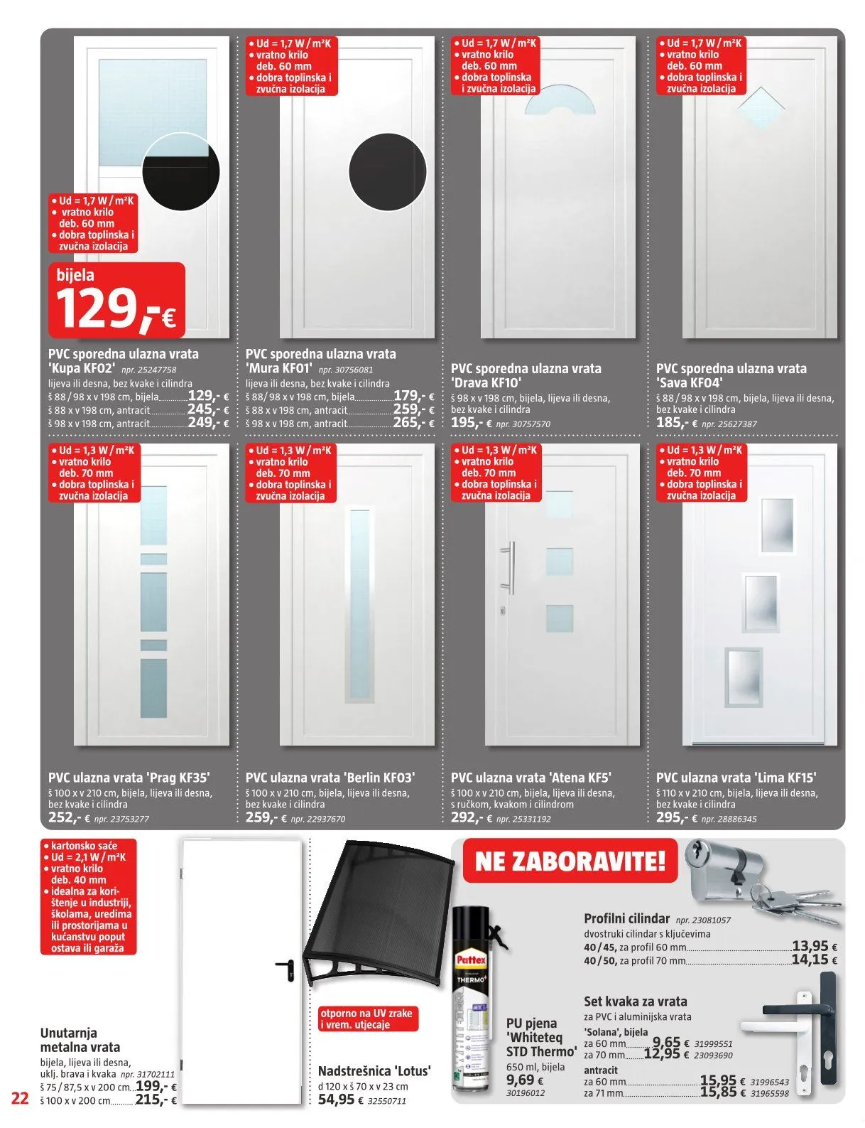 Katalog Najnovije ponude trgovine Bauhaus od 1. veljače do 28. veljače 2026. - Pregled Stranica 22