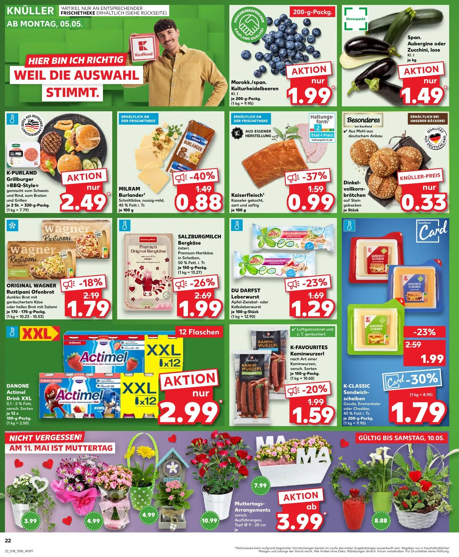 Kaufland Prospekt von 2. Mai bis 7. Mai 2025 - Prospekt seite 22