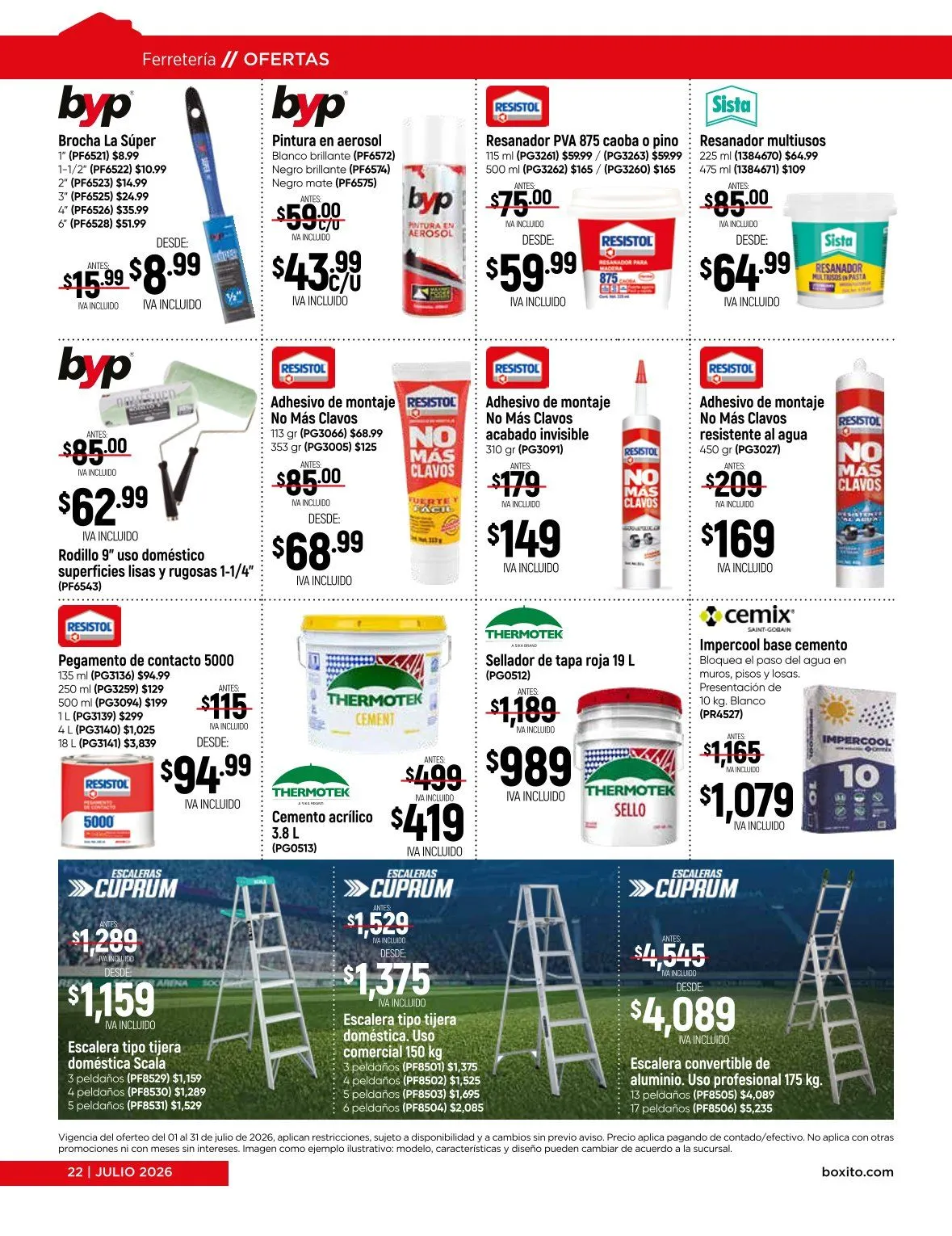Catálogo de Boxito Ofertas 1 de julio al 31 de julio 2026 - Pagina 22