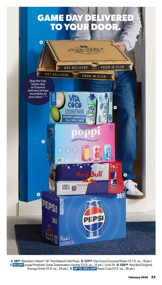 Weekly ad Sam's Club  Sales from January 28 to February 22 2026 - Page 23