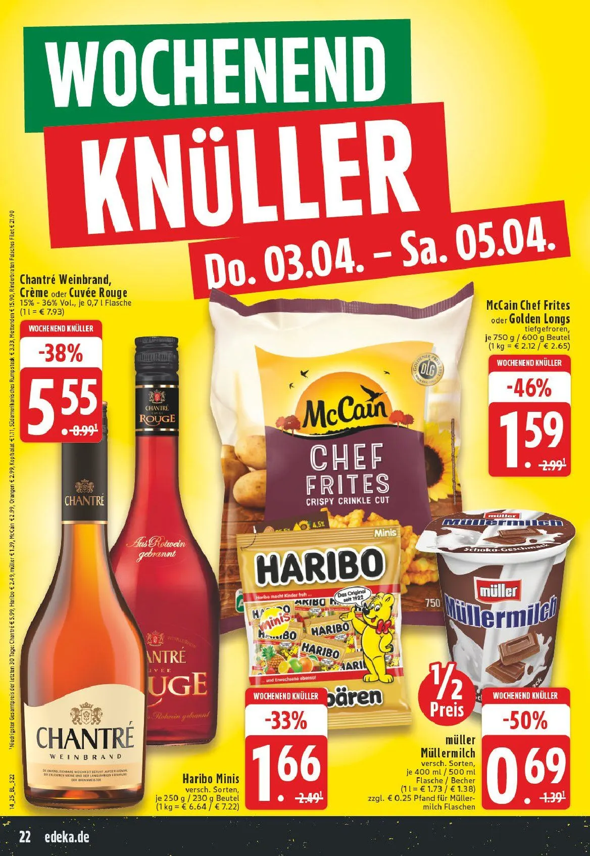 Edeka Prospekt von 31. März bis 5. April 2025 - Prospekt seite 22