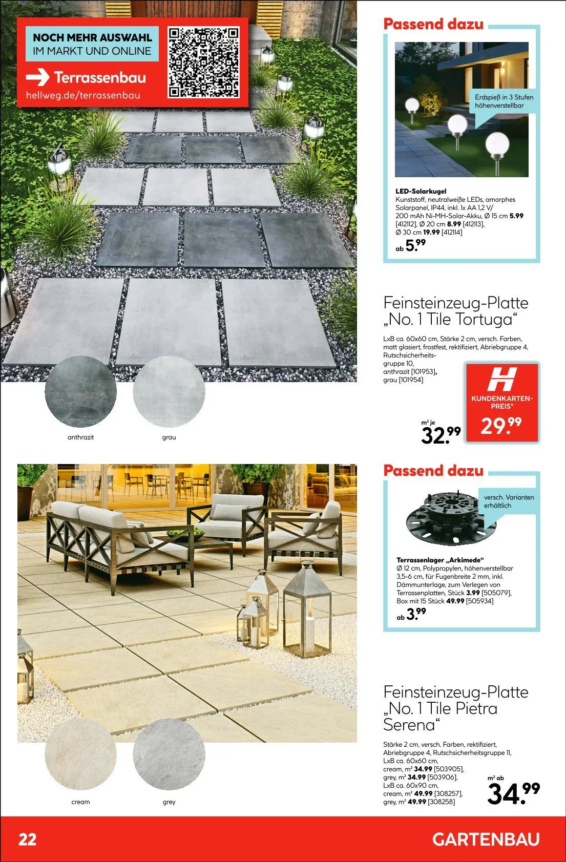 Hellweg Prospekte von 31. März bis 10. Mai 2025 - Prospekt seite 22