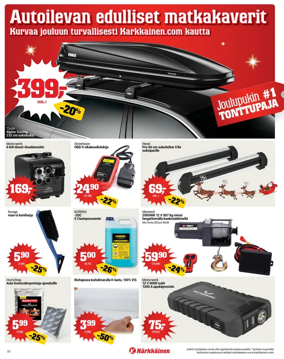 Kaupan Kärkkäinen voimassa alkaen 17. joulukuuta - 23. joulukuuta 2025 - Tarjouslehti sivu 22