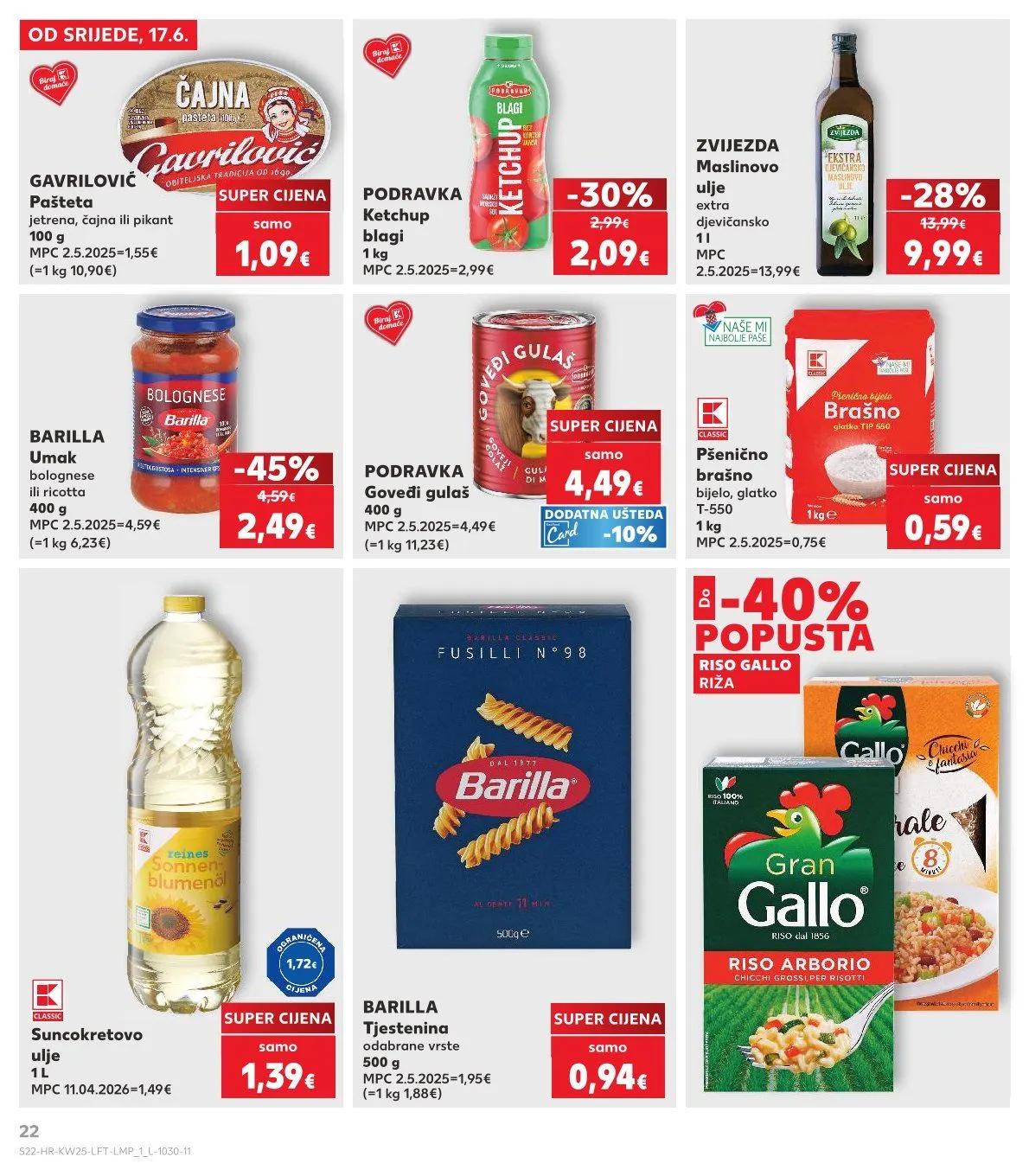 Katalog Kaufland od 17. lipnja do 23. lipnja 2026. - Pregled Stranica 22