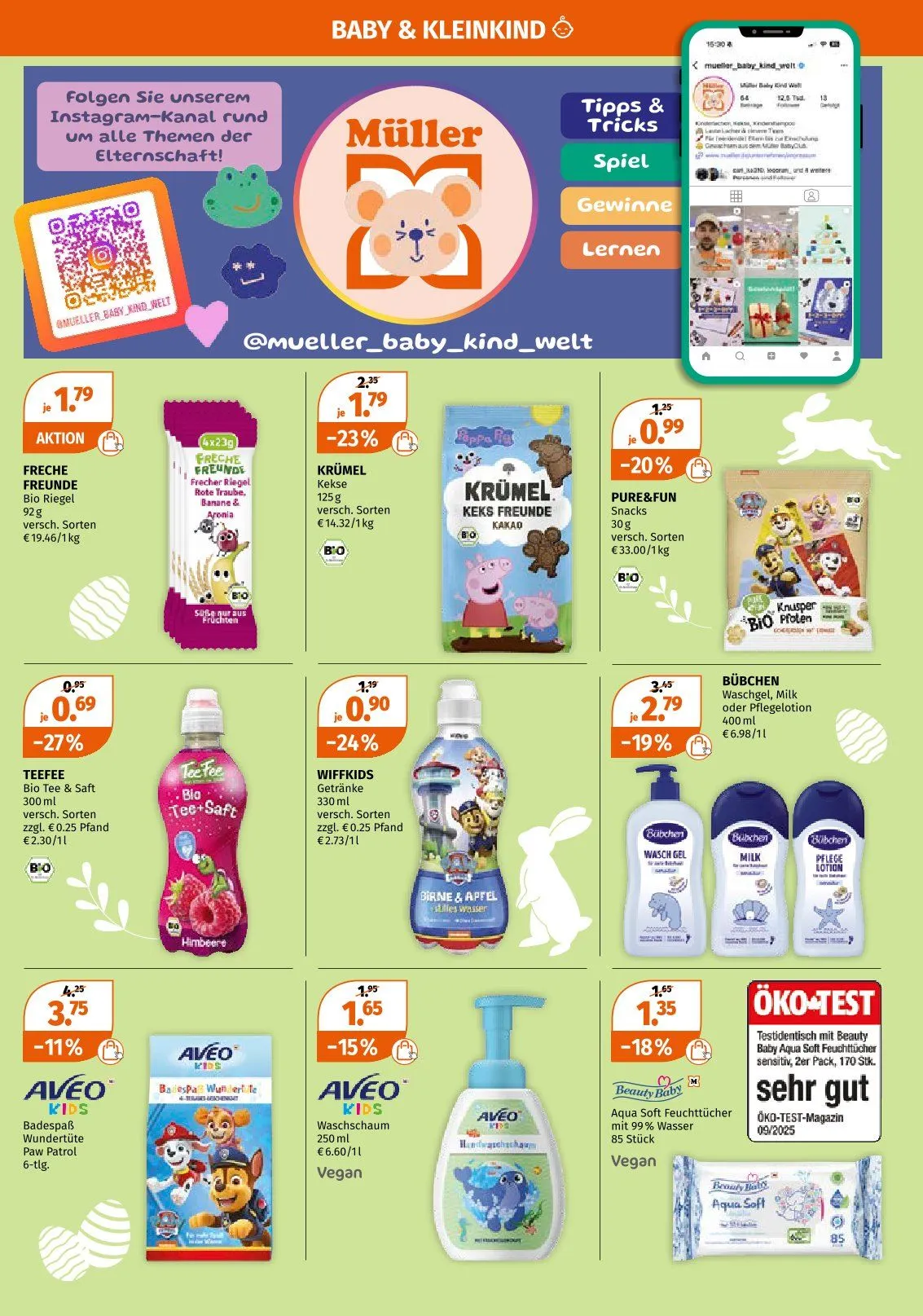 Müller Prospekte von 23. März bis 28. März 2026 - Prospekt seite 22