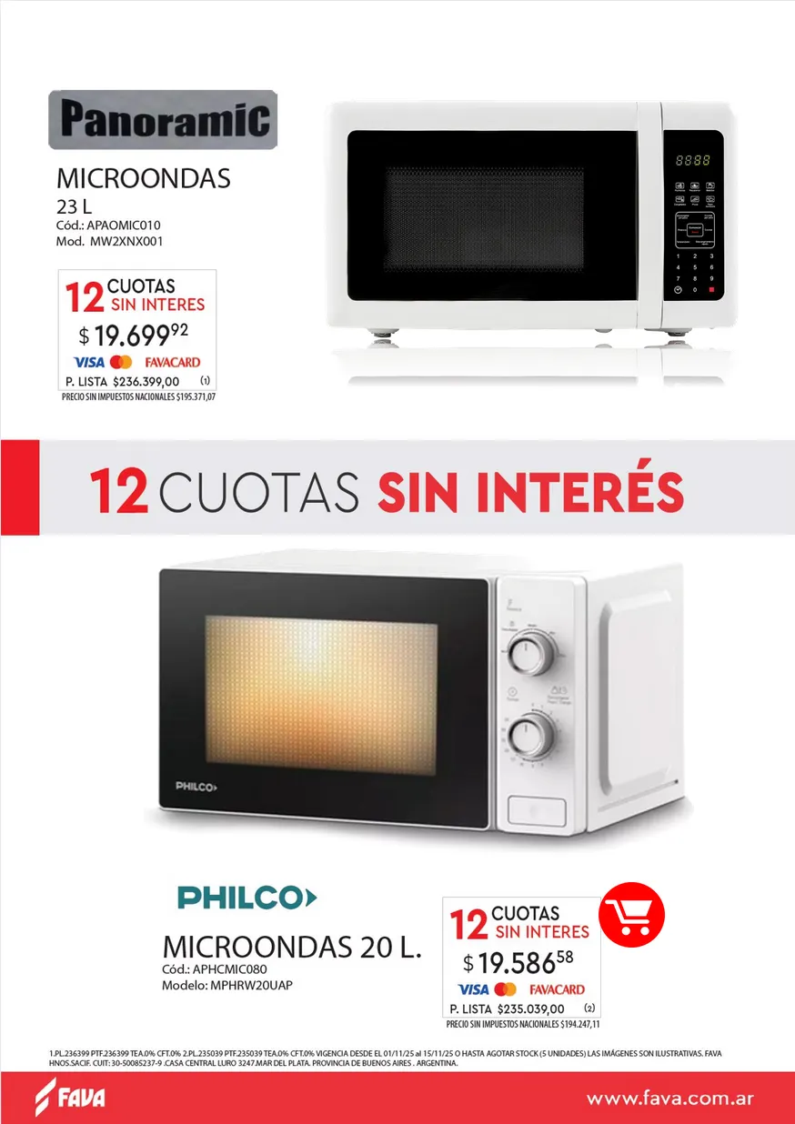 Ofertas de  FAVA  Ofertas 1 de noviembre al 30 de noviembre 2025 - Página 22 del catálogo