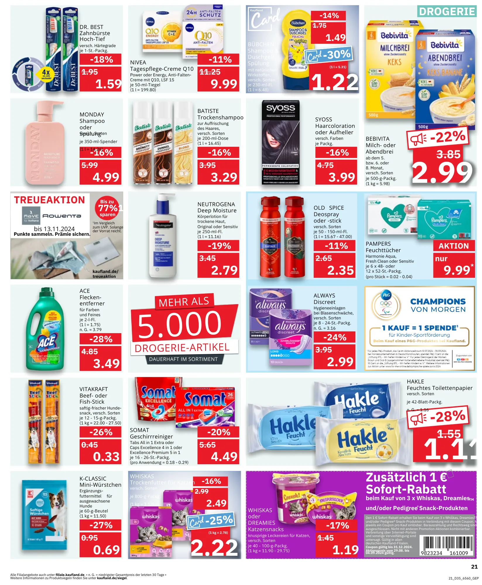 Kaufland Angebote van 29 augustus tot 4 september 2024 - Folder pagina 21