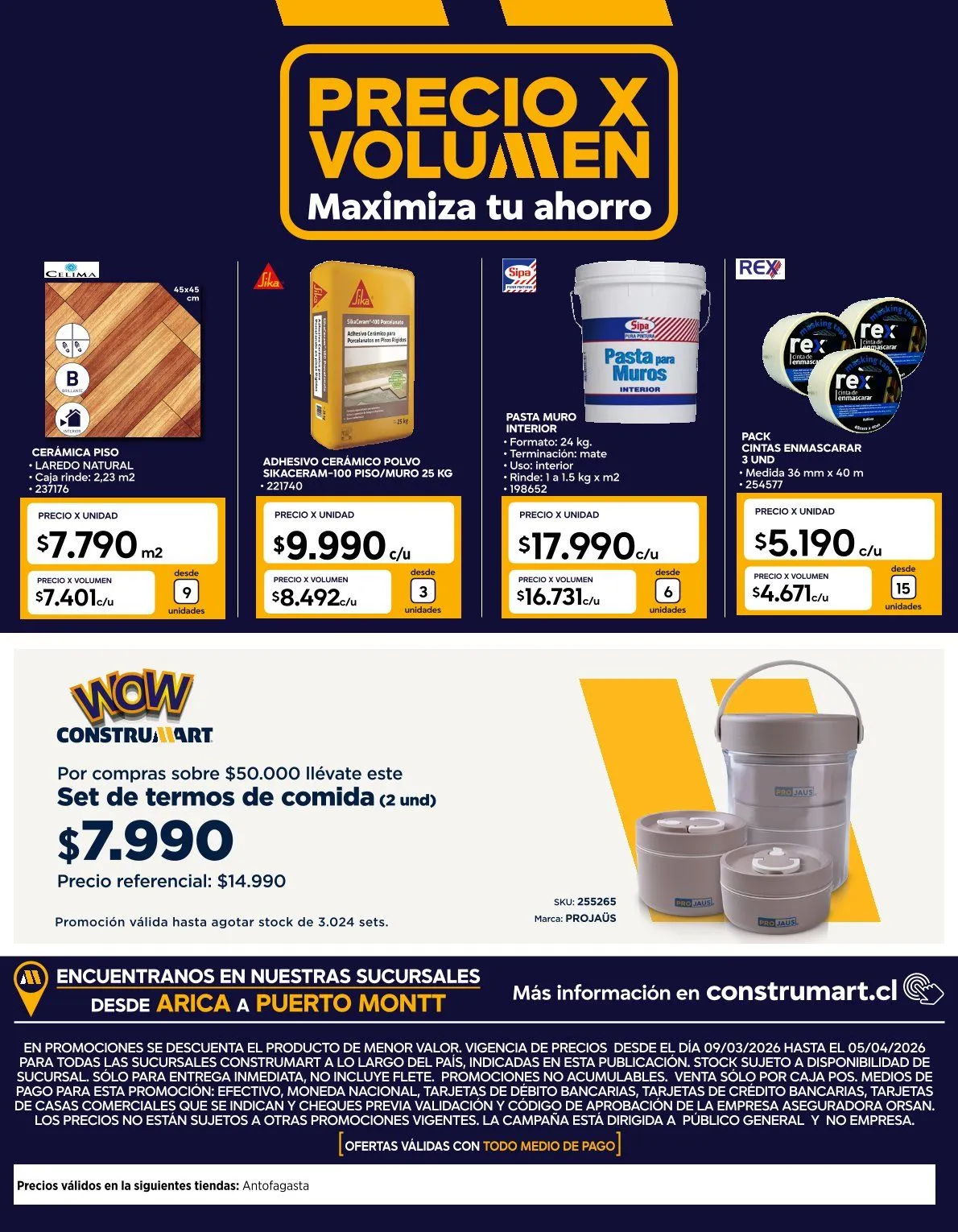 Catálogo de Ofertas en Construmart 16 de marzo al 31 de marzo 2026 - Página 22