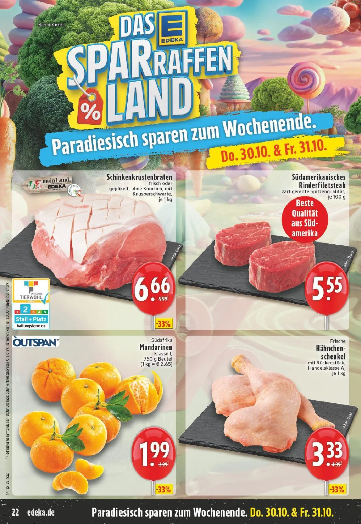 Edeka Prospekte von 25. Oktober bis 1. November 2025 - Prospekt seite 22