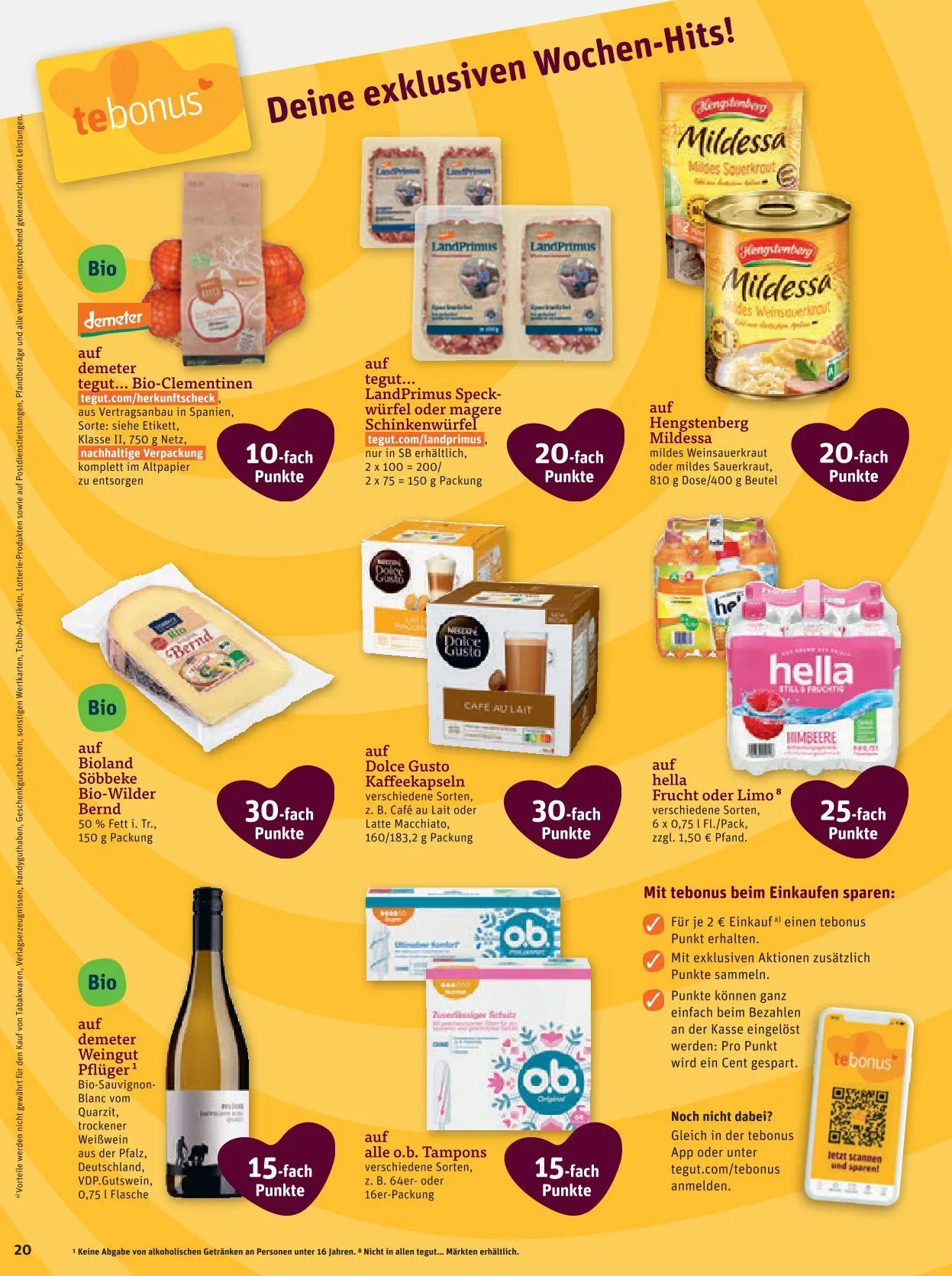 tegut... Prospekte  von 31. Oktober bis 3. November 2025 - Prospekt seite 22