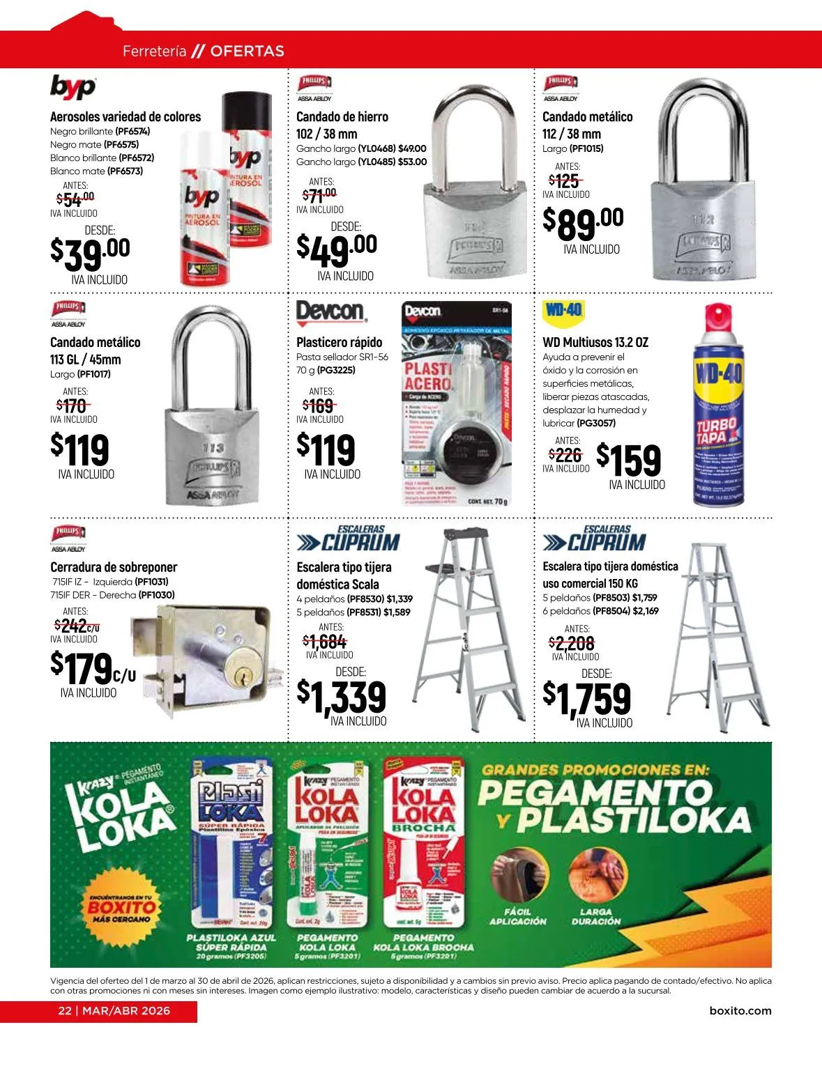 Catálogo de Boxito catálogos y ofertas 1 de marzo al 30 de abril 2026 - Pagina 22