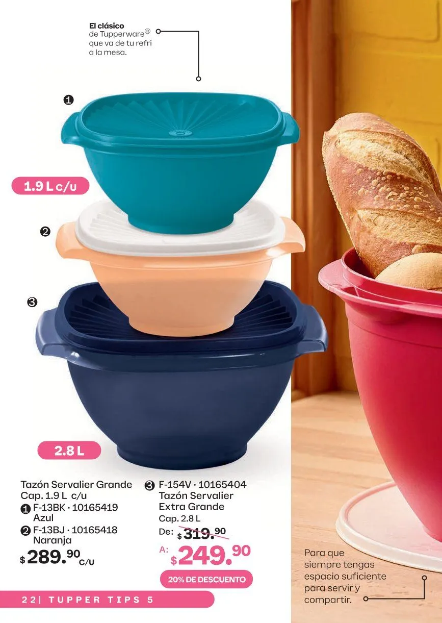 Catálogo de Tupperware Ofertas 17 de abril al 20 de mayo 2026 - Pagina 22