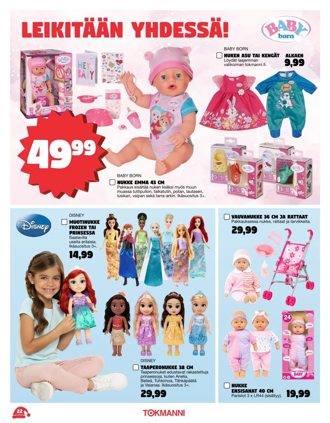  Tokmanni Tarjoukset voimassa alkaen 3. marraskuuta - 24. joulukuuta 2025 - Tarjouslehti sivu 22