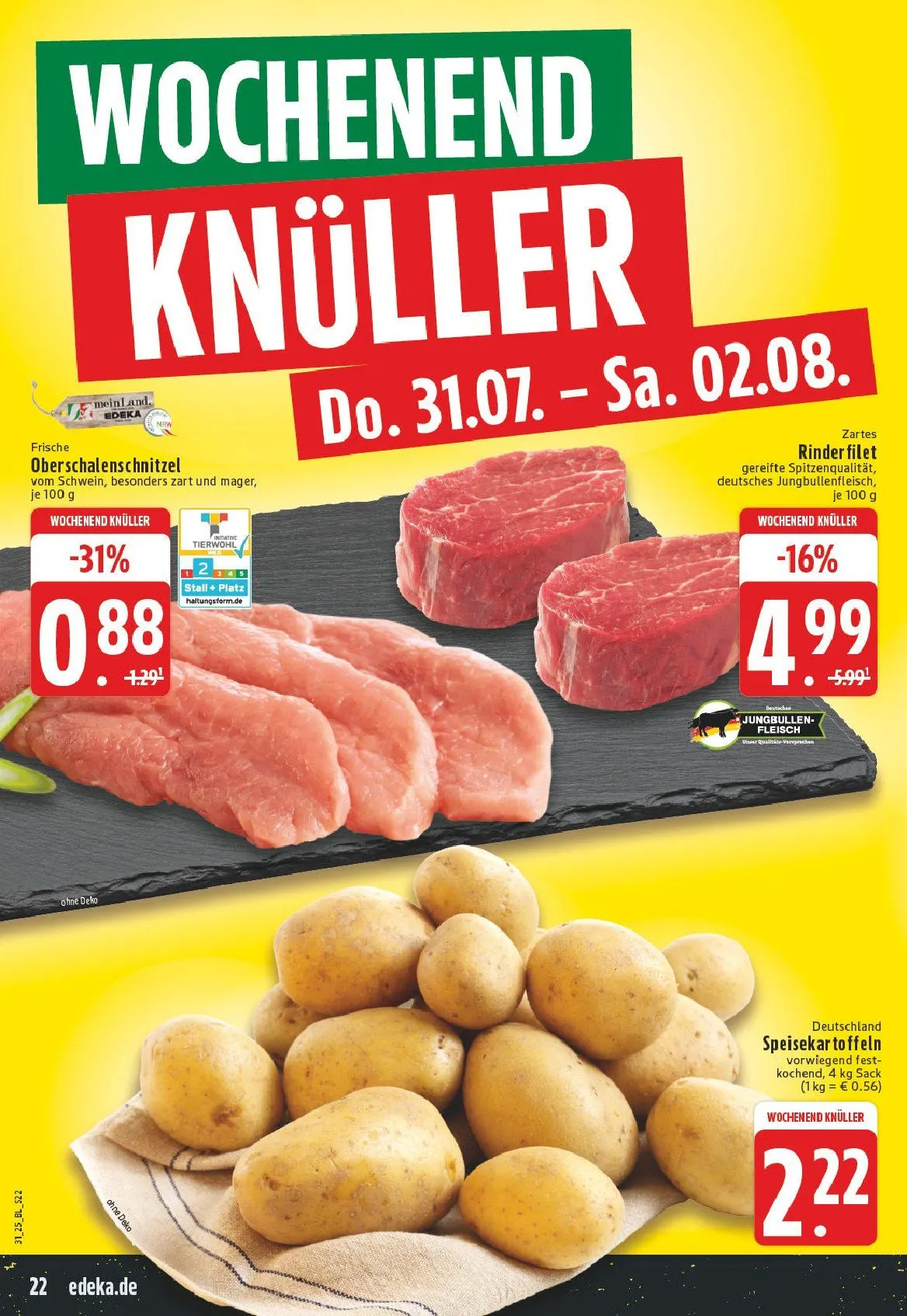 Edeka Prospekte von 28. Juli bis 2. August 2025 - Prospekt seite 22