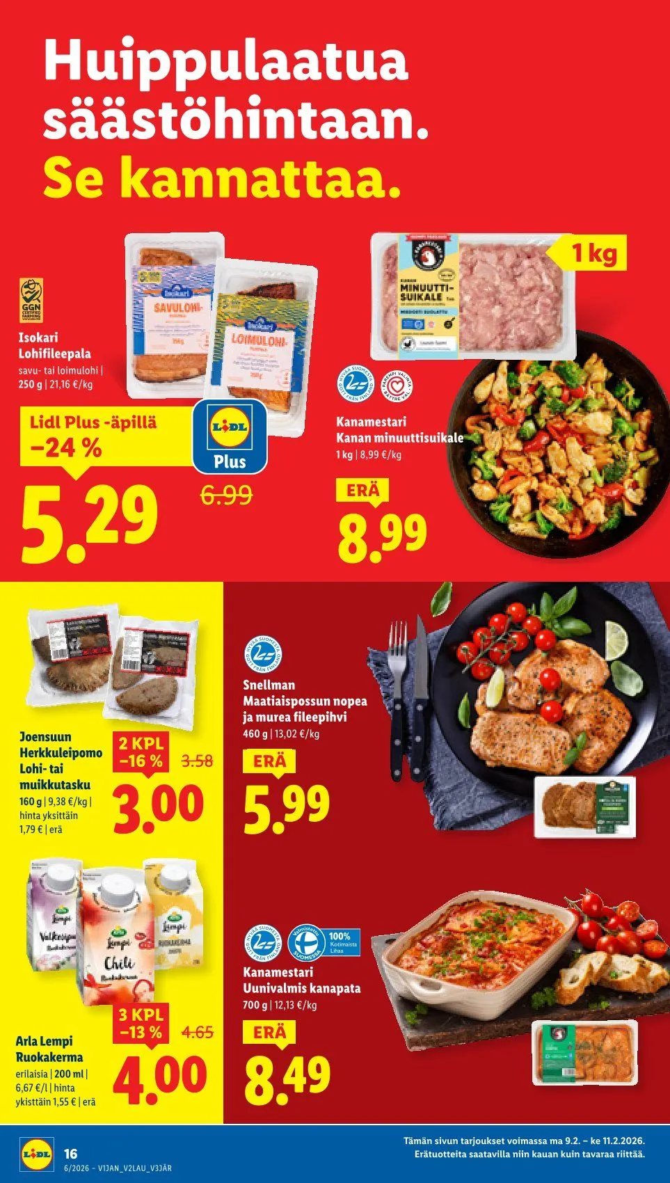 Kaupan Lidl uusimmat tarjoukset voimassa alkaen 5. helmikuuta - 8. helmikuuta 2026 - Tarjouslehti sivu 22