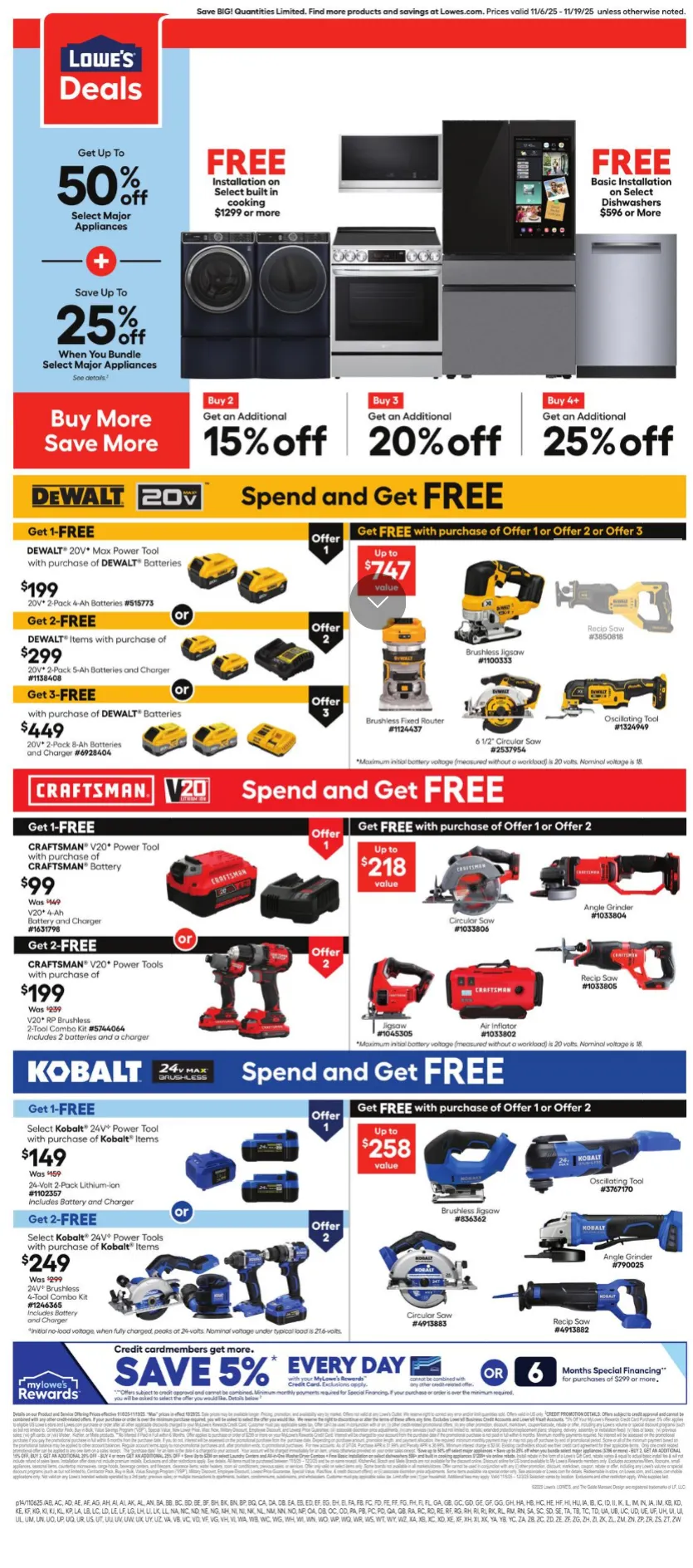 Weekly ad Lowe's Sales from November 6 to November 19 2025 - Page 21
