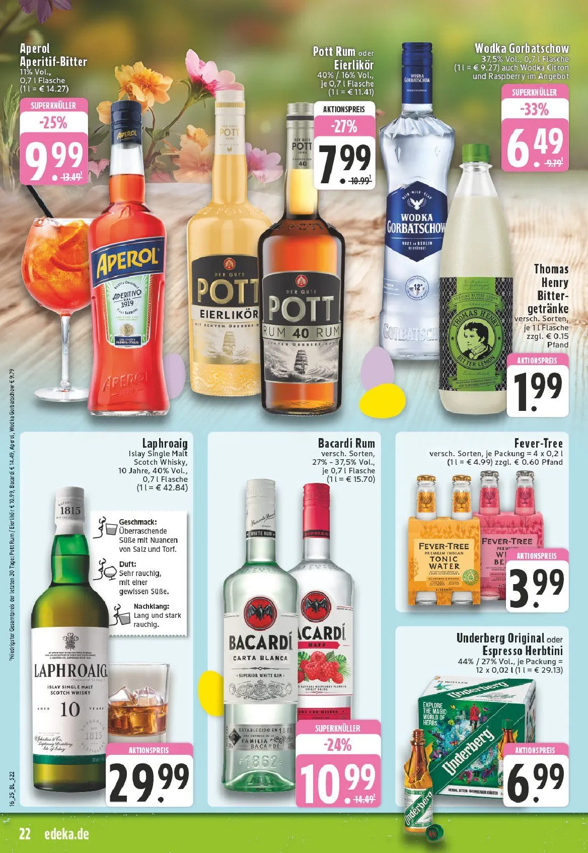 Edeka Angebote von 14. April bis 19. April 2025 - Prospekt seite 22