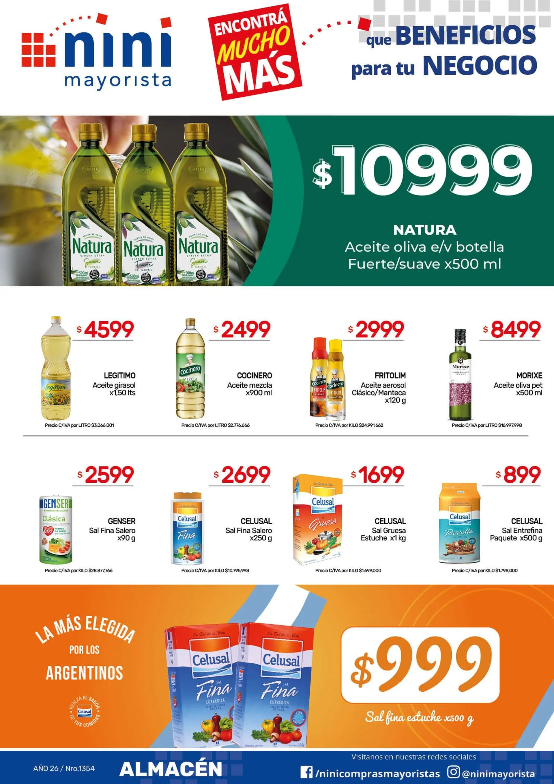 Ofertas de Nini Mayorista Ofertas 13 de abril al 19 de abril 2026 - Página 22 del catálogo