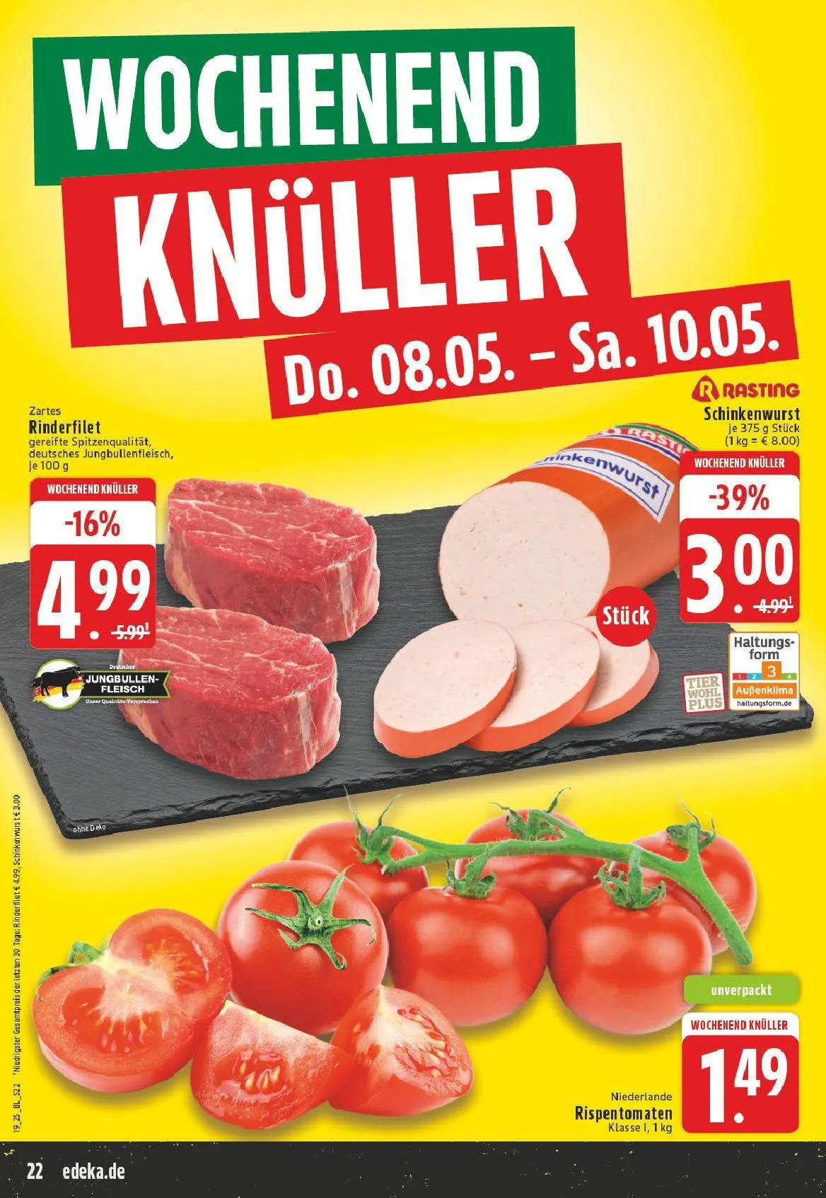 Edeka Prospekt von 5. Mai bis 10. Mai 2025 - Prospekt seite 22