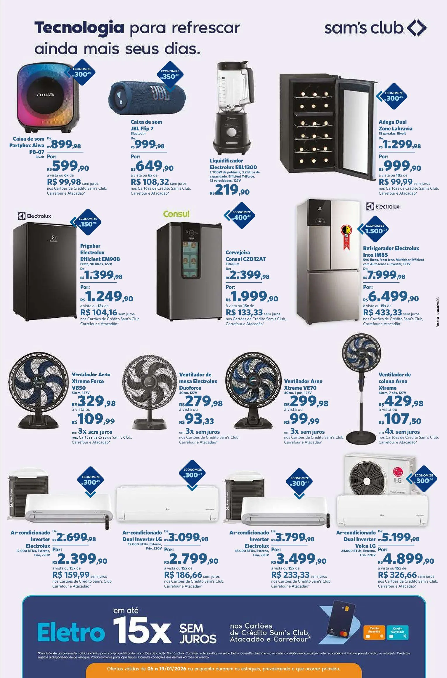 Encarte de Folhetos Sam's Club  6 de janeiro até 19 de janeiro 2026 - Pagina 21