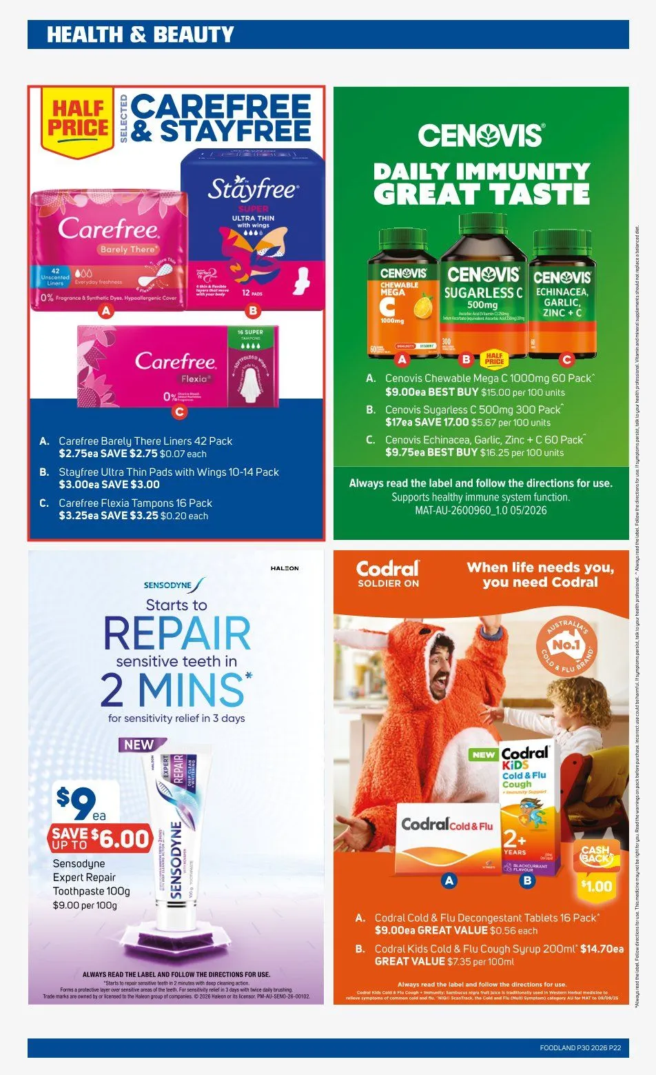Foodland Sales - Catalogue valid from 22 July to 28 July 2026 - page 22