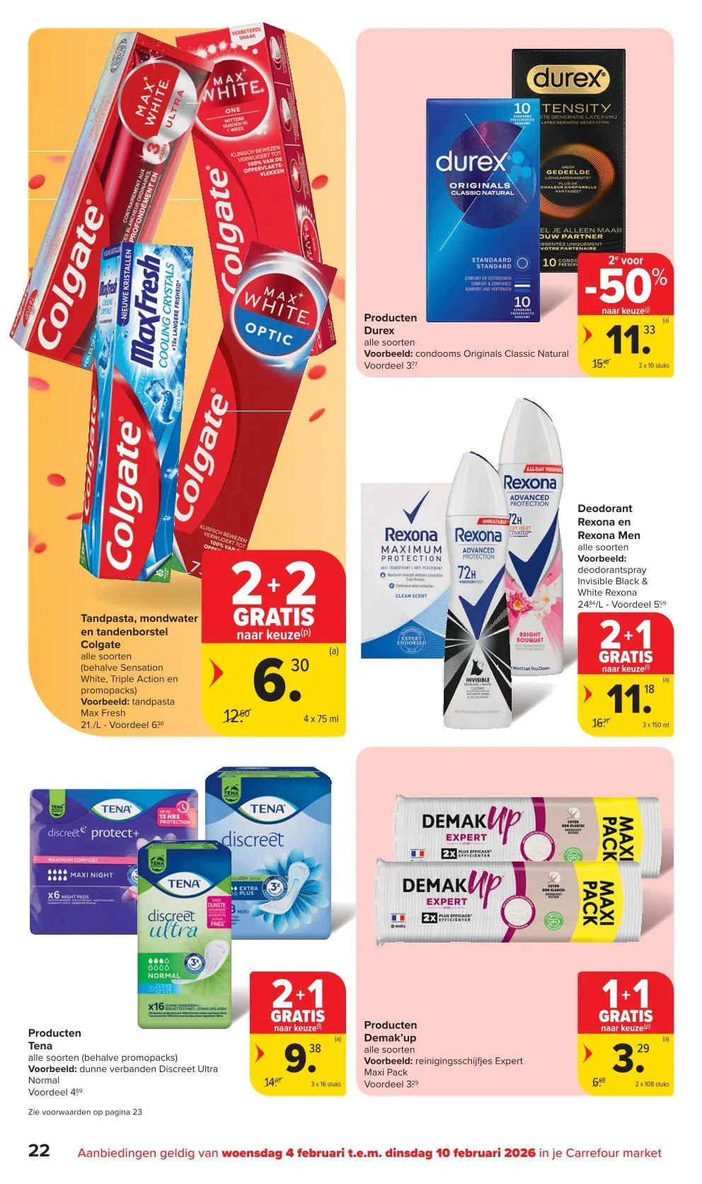 Carrefour folder van 4 februari tot 10 februari 2026 - folder pagina 22