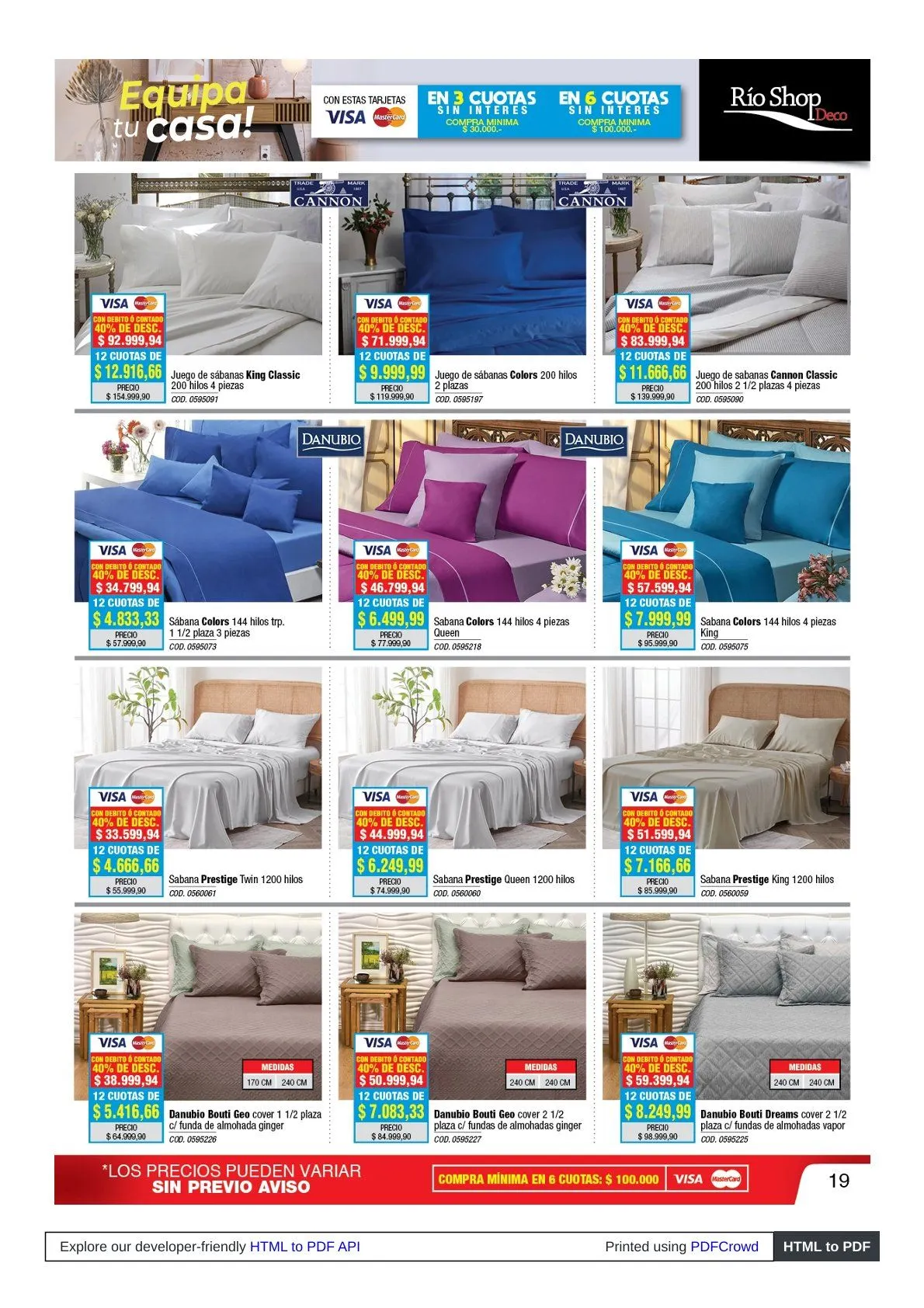Ofertas de Ofertas Río Shop Deco 30 de marzo al 30 de abril 2026 - Página 19 del catálogo