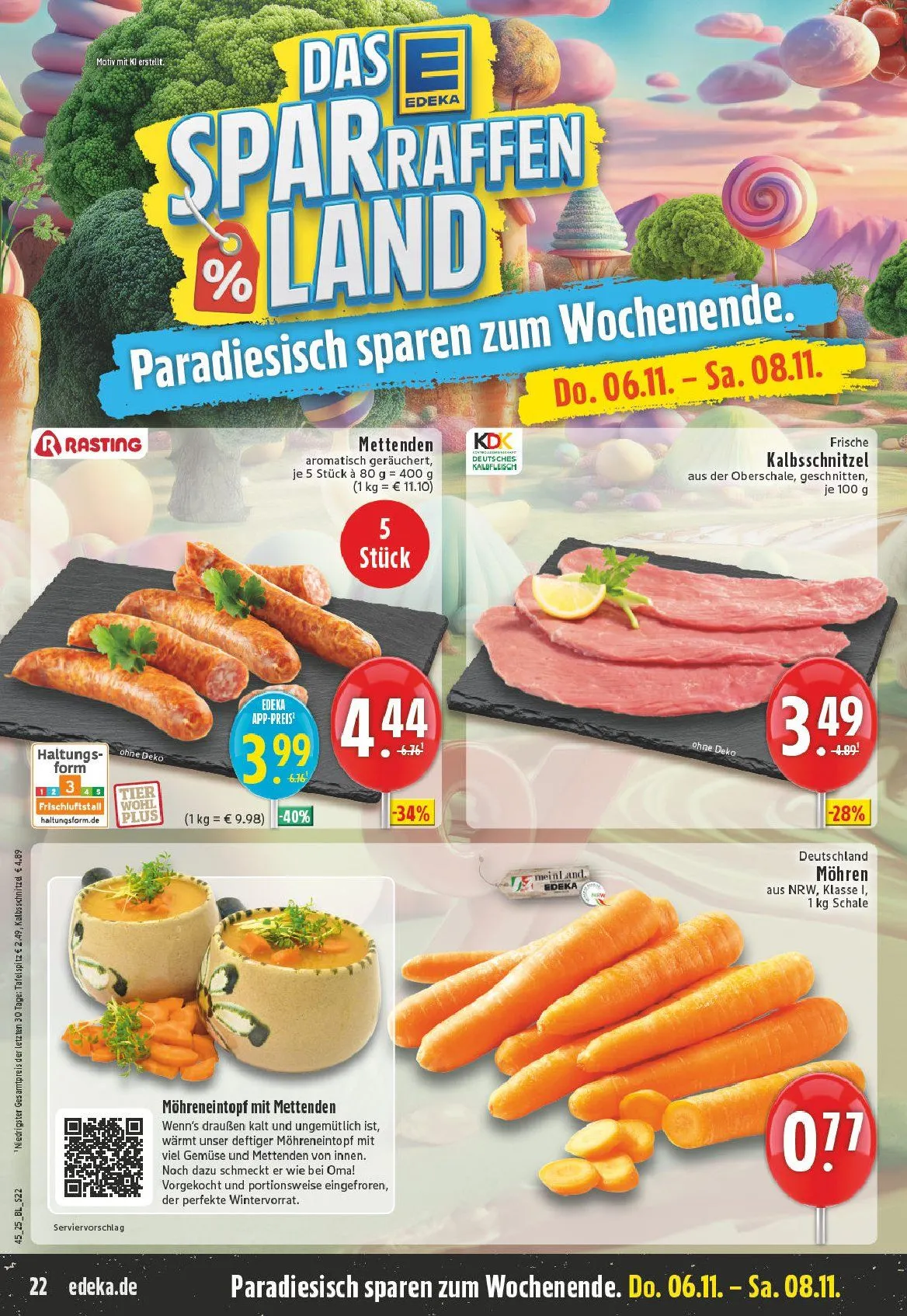 Edeka Prospekte von 3. November bis 8. November 2025 - Prospekt seite 22