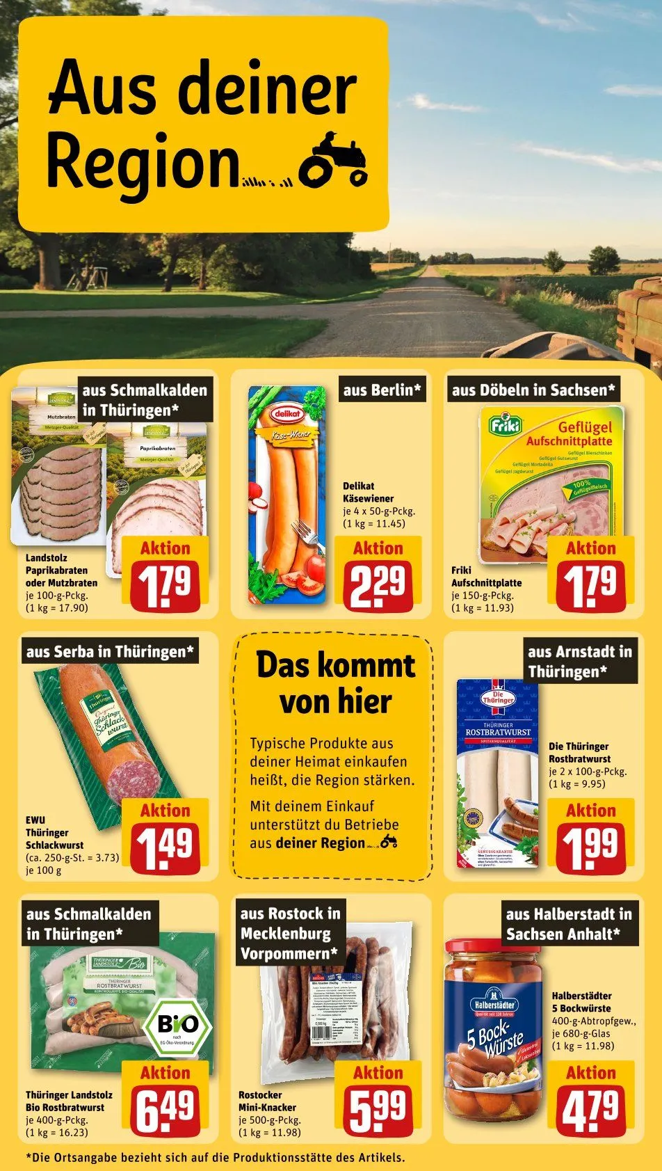 Rewe Prospekt von 31. März bis 6. April 2025 - Prospekt seite 22