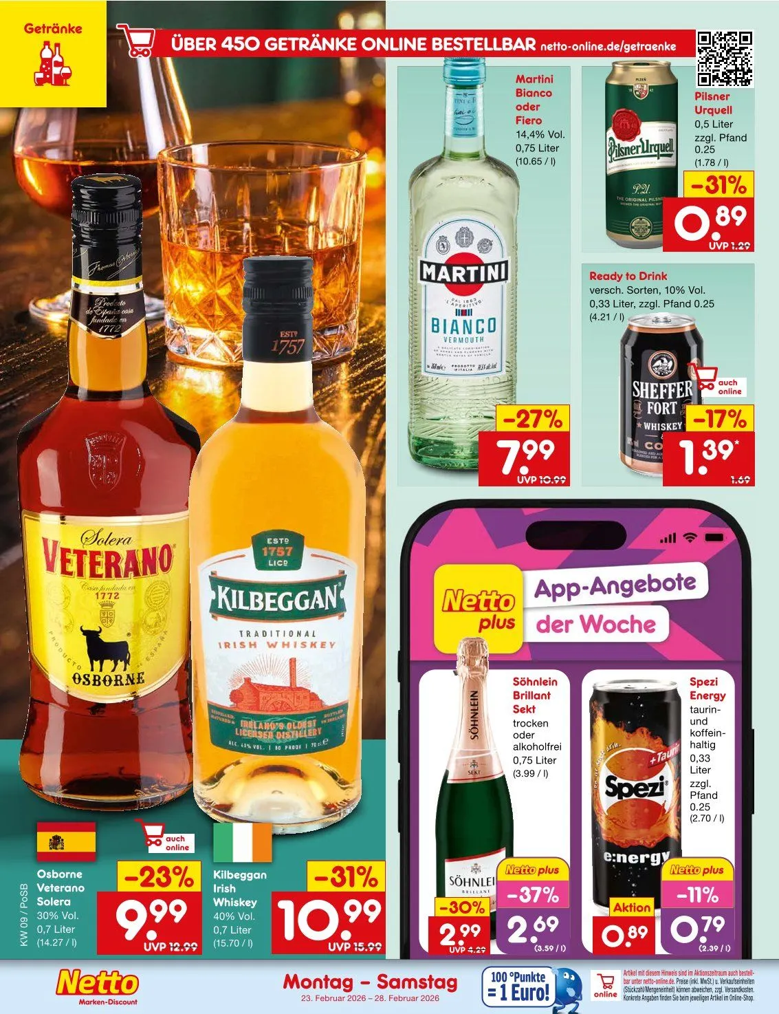 Netto Marken-Discount Prospekte von 23. Februar bis 28. Februar 2026 - Prospekt seite 22