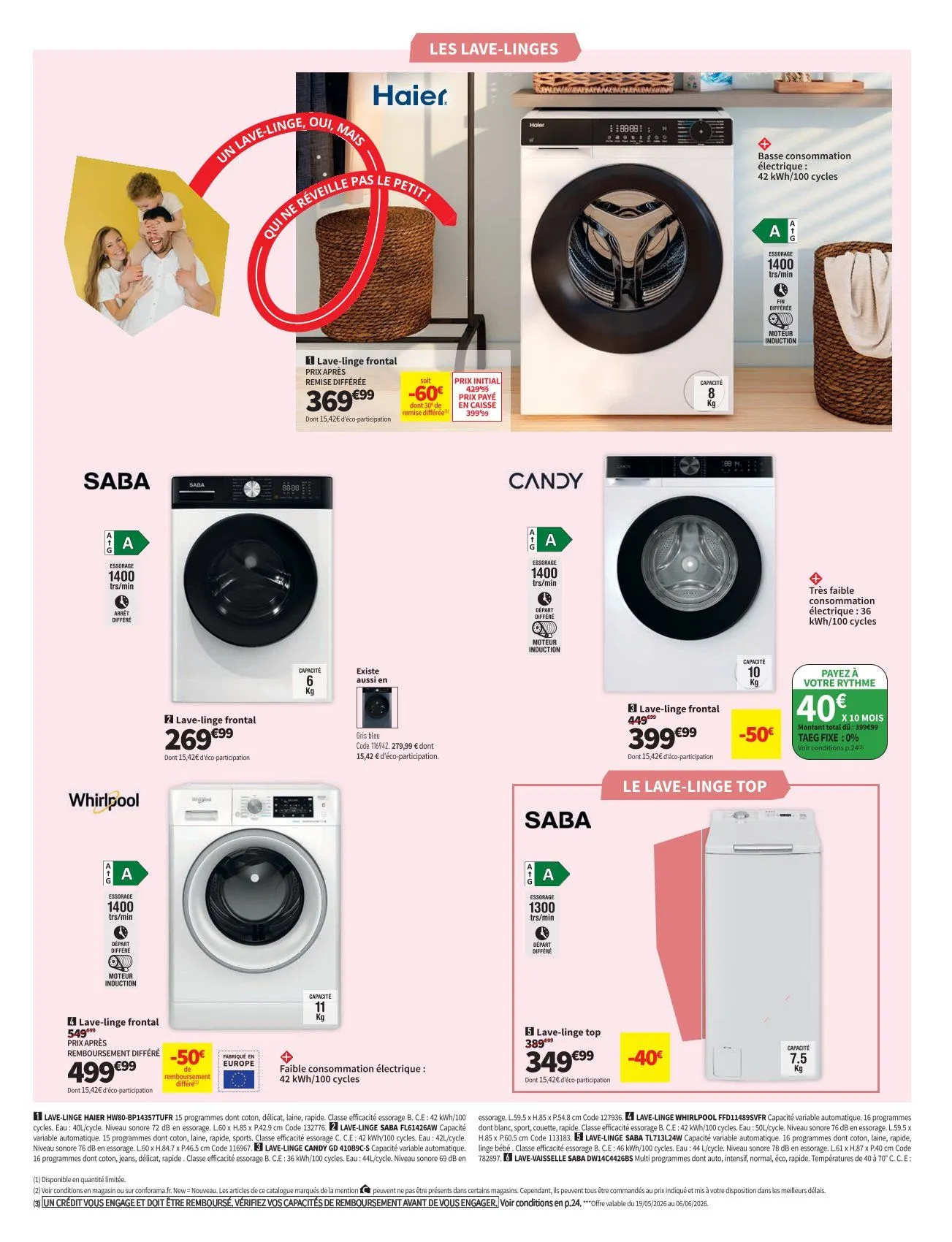 Catalogues Conforama du 19 mai au 8 juin 2026 - Catalogue page 22