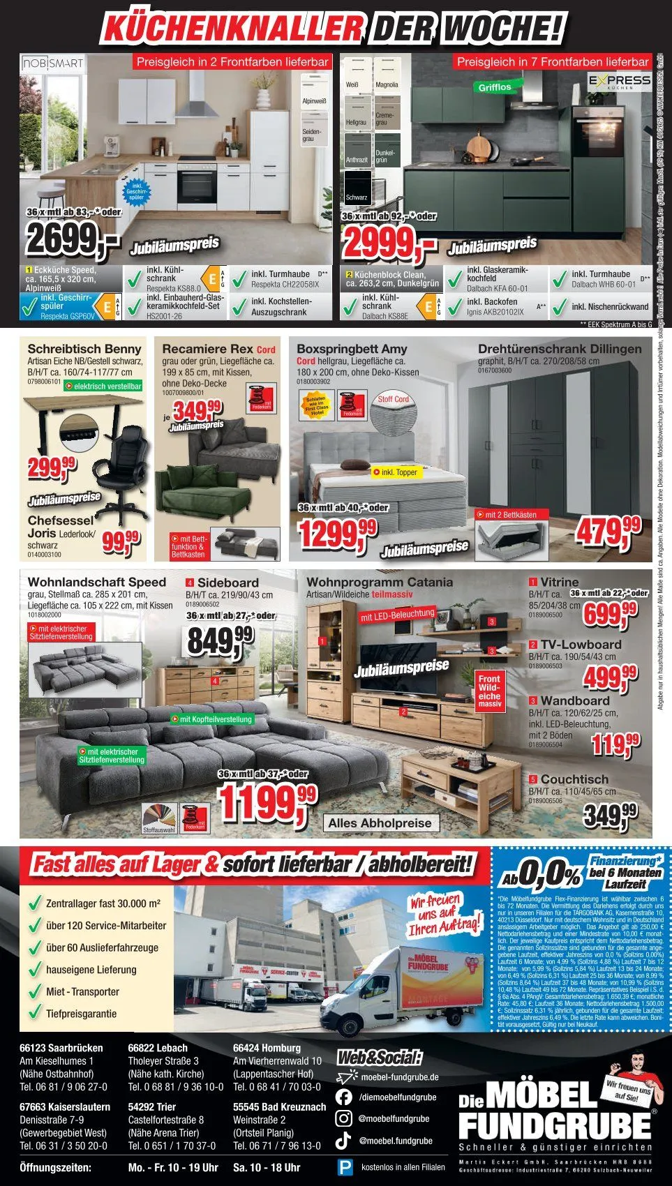 Möbelfundgrube Angebote von 27. November bis 10. Dezember 2025 - Prospekt seite 22