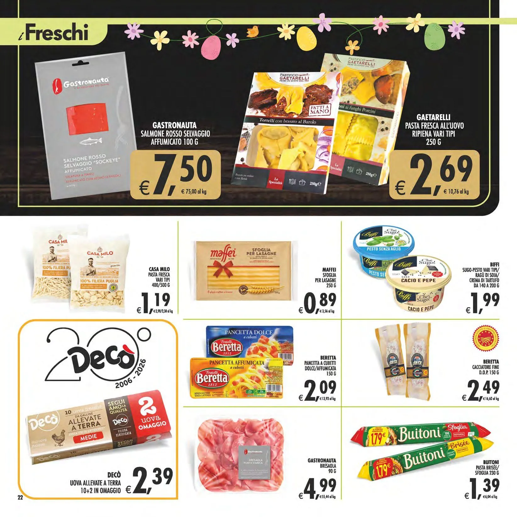 Volantini Deco Supermercati da 27 marzo a 7 aprile di 2026 - Pagina del volantino 22