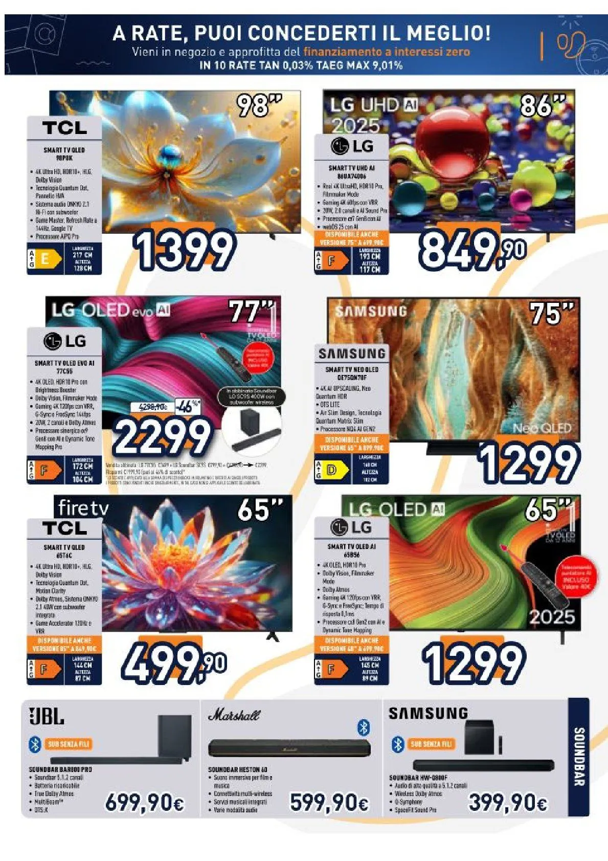 Volantini Unieuro da 20 marzo a 2 aprile di 2026 - Pagina del volantino 21