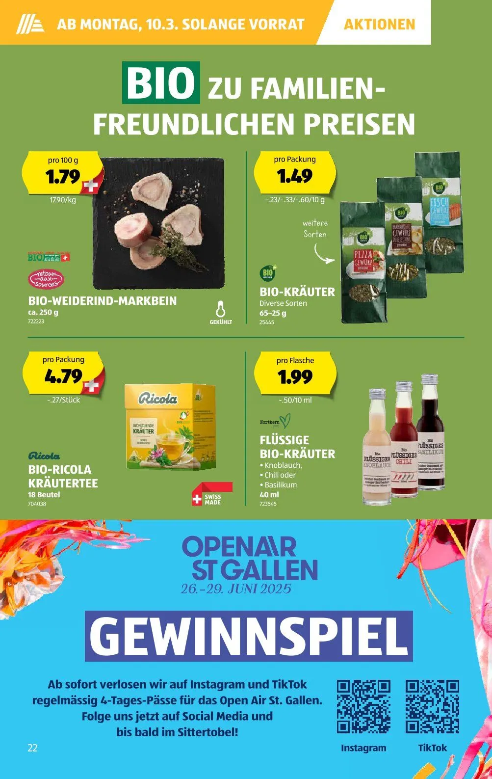 Aldi Prospekt von 6. März bis 12. März 2025 - Prospekt seite  22
