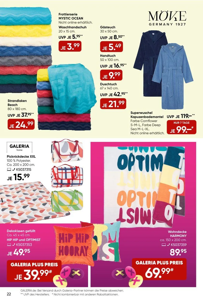 GALERIA Karstadt Kaufhof Prospekt von 12. Juni bis 17. Juni 2025 - Prospekt seite 13