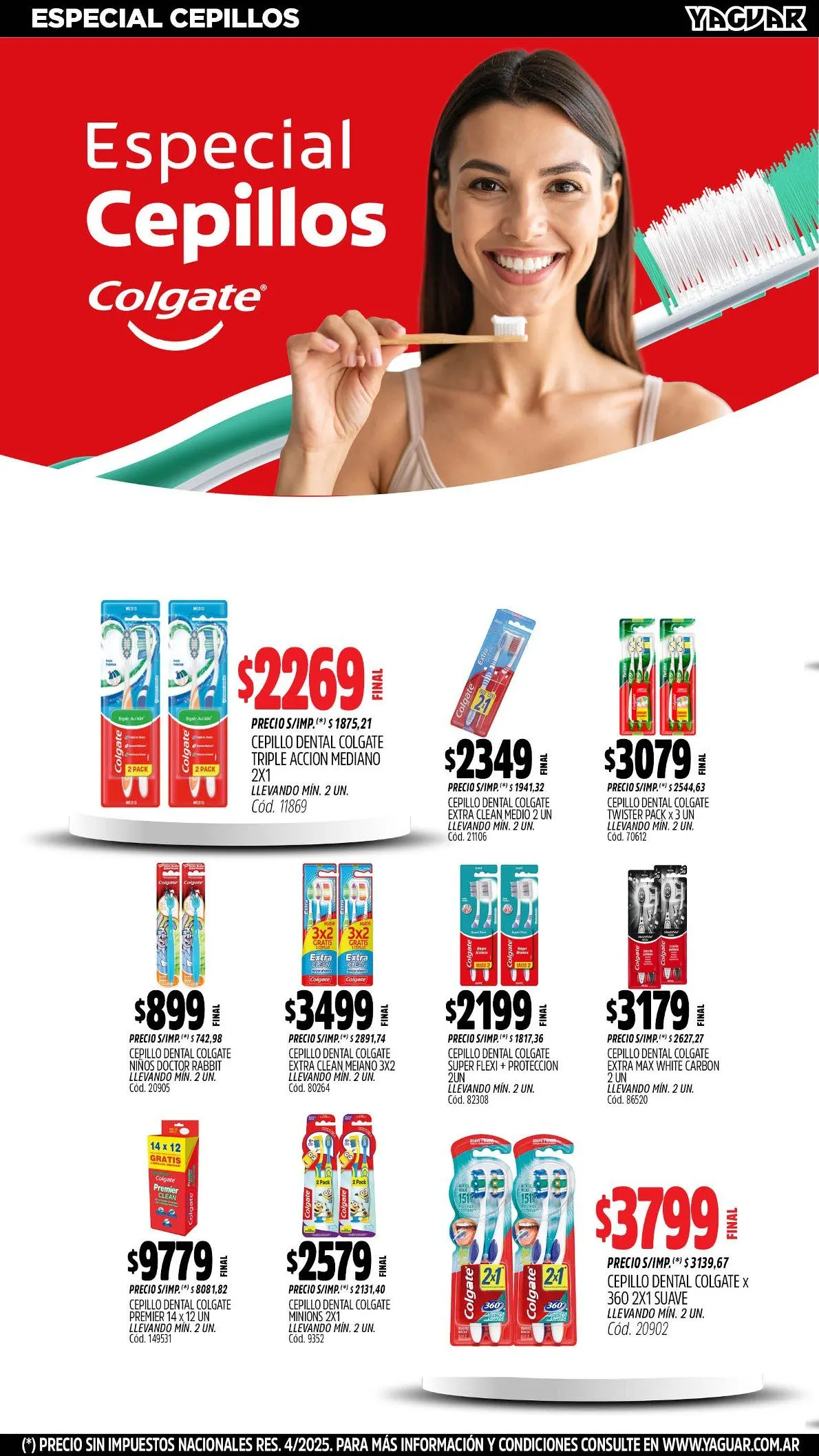 Ofertas de Ofertas Yaguar  4 de agosto al 10 de agosto 2025 - Página 26 del catálogo