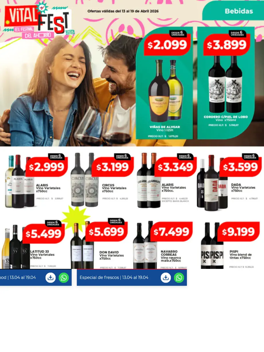 Ofertas de Ofertas Vital  13 de abril al 19 de abril 2026 - Página 30 del catálogo