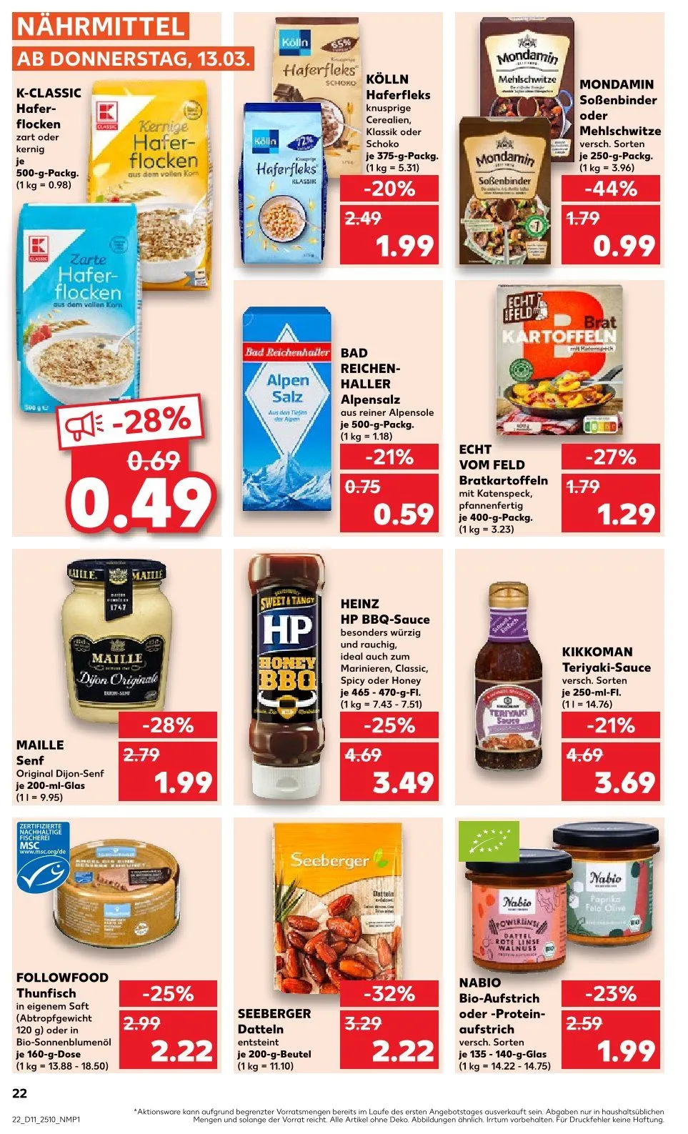 Kaufland Prospekt von 13. März bis 19. März 2025 - Prospekt seite 22