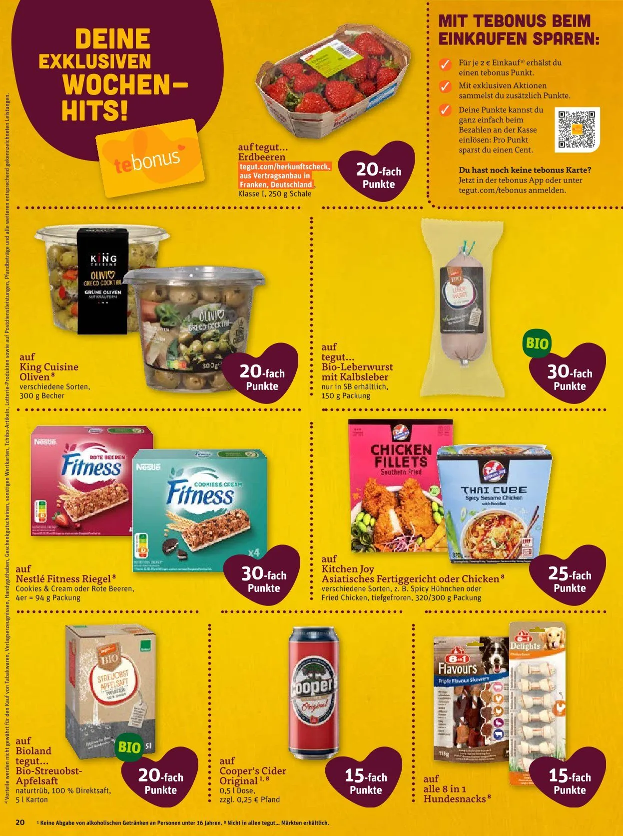  tegut... Prospekte  von 20. März bis 21. März 2026 - Prospekt seite 22