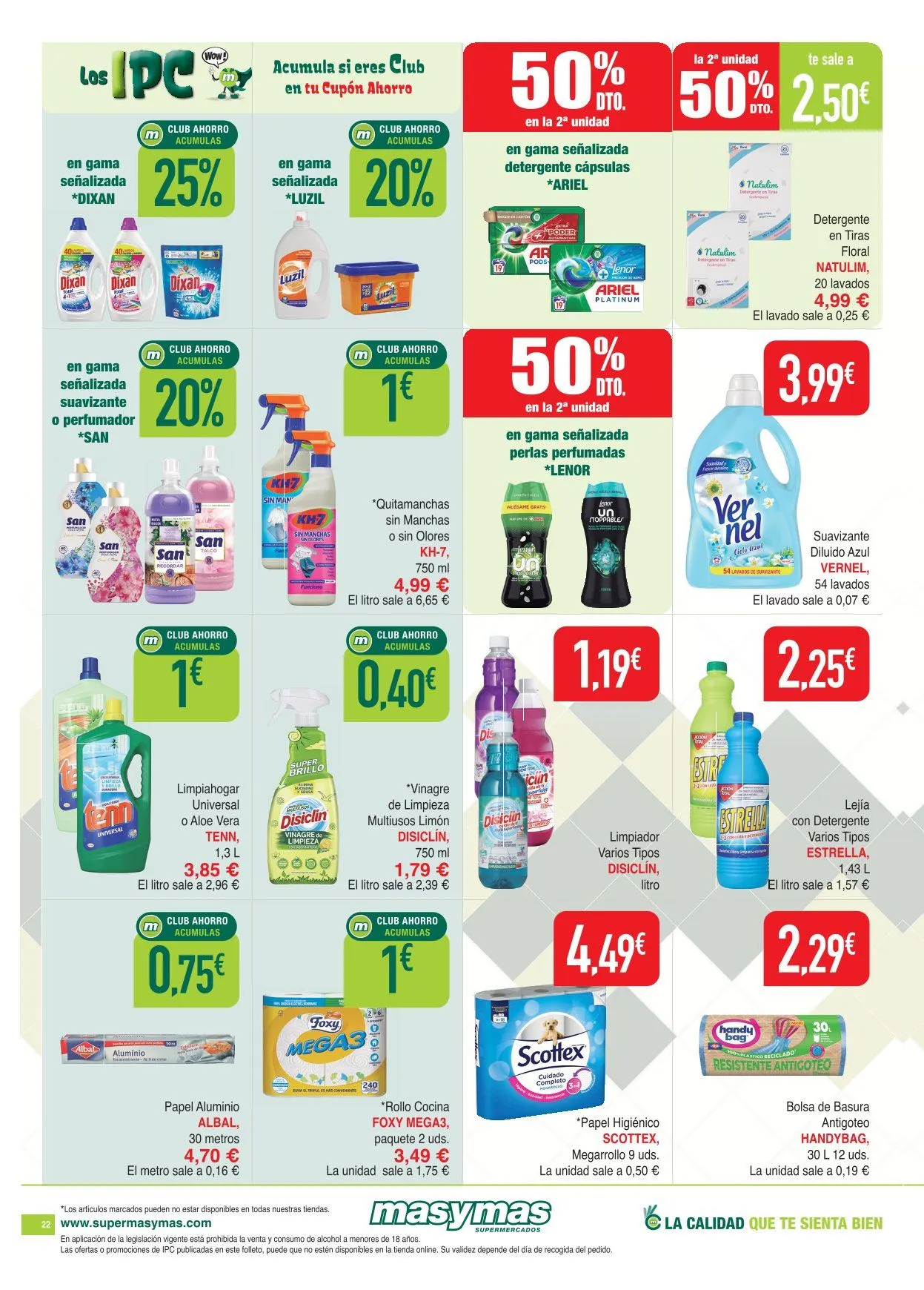 Catálogo de Supermercados masymas Ofertas 28 de mayo al 24 de junio 2026 - Página 22