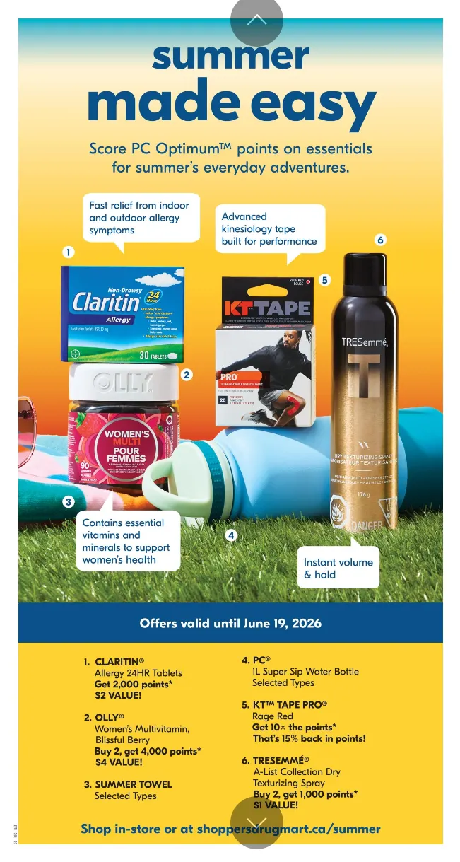  Shoppers Drug Mart Sales from June 6 to June 11 2026 - flyer page 22