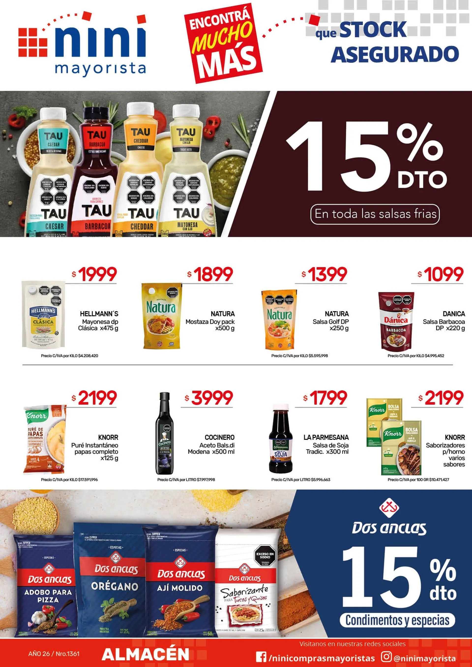 Ofertas de Nini Mayorista Ofertas 25 de mayo al 31 de mayo 2026 - Página 22 del catálogo