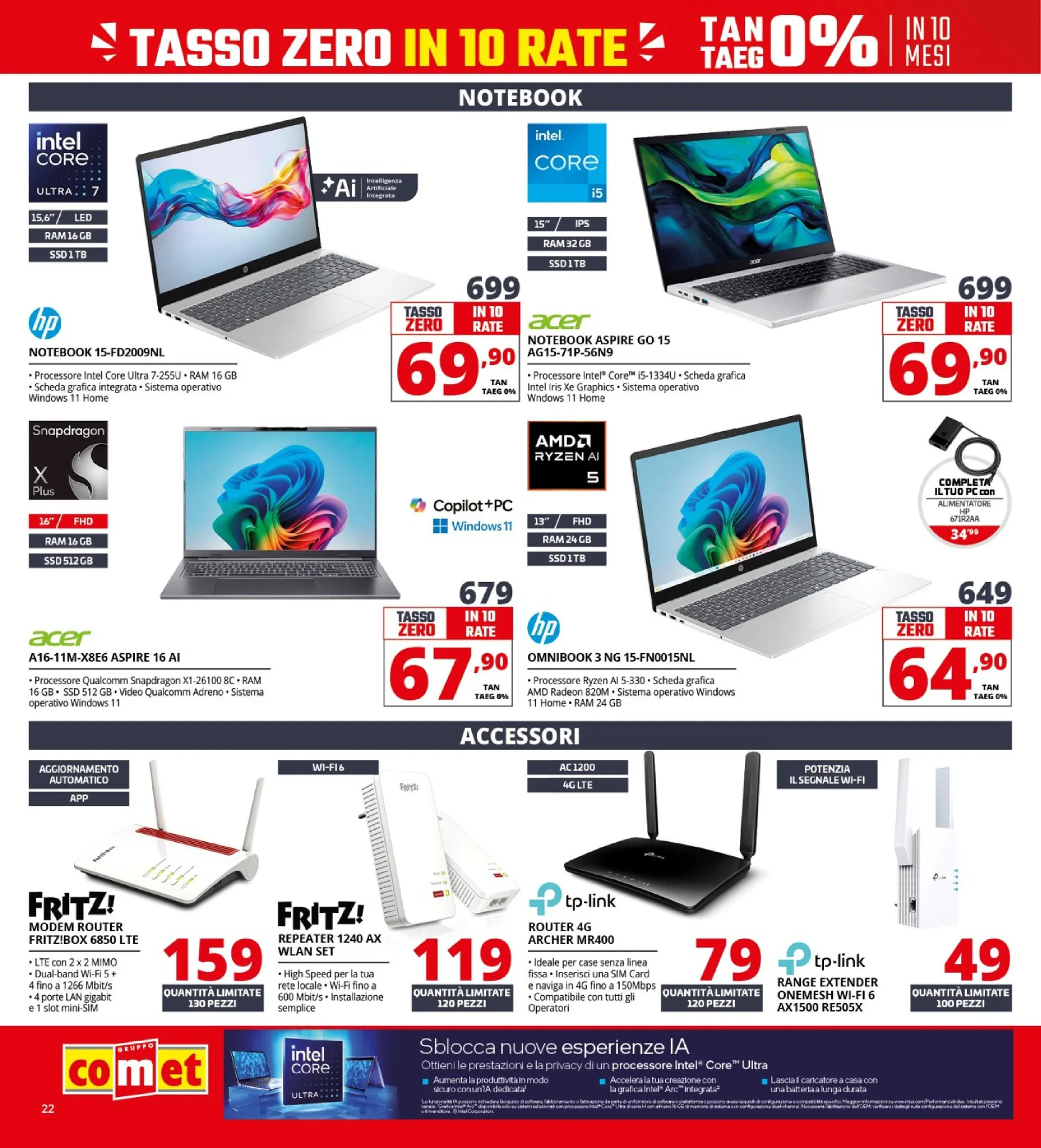 Comet Volantino da 9 aprile a 22 aprile di 2026 - Pagina del volantino 22