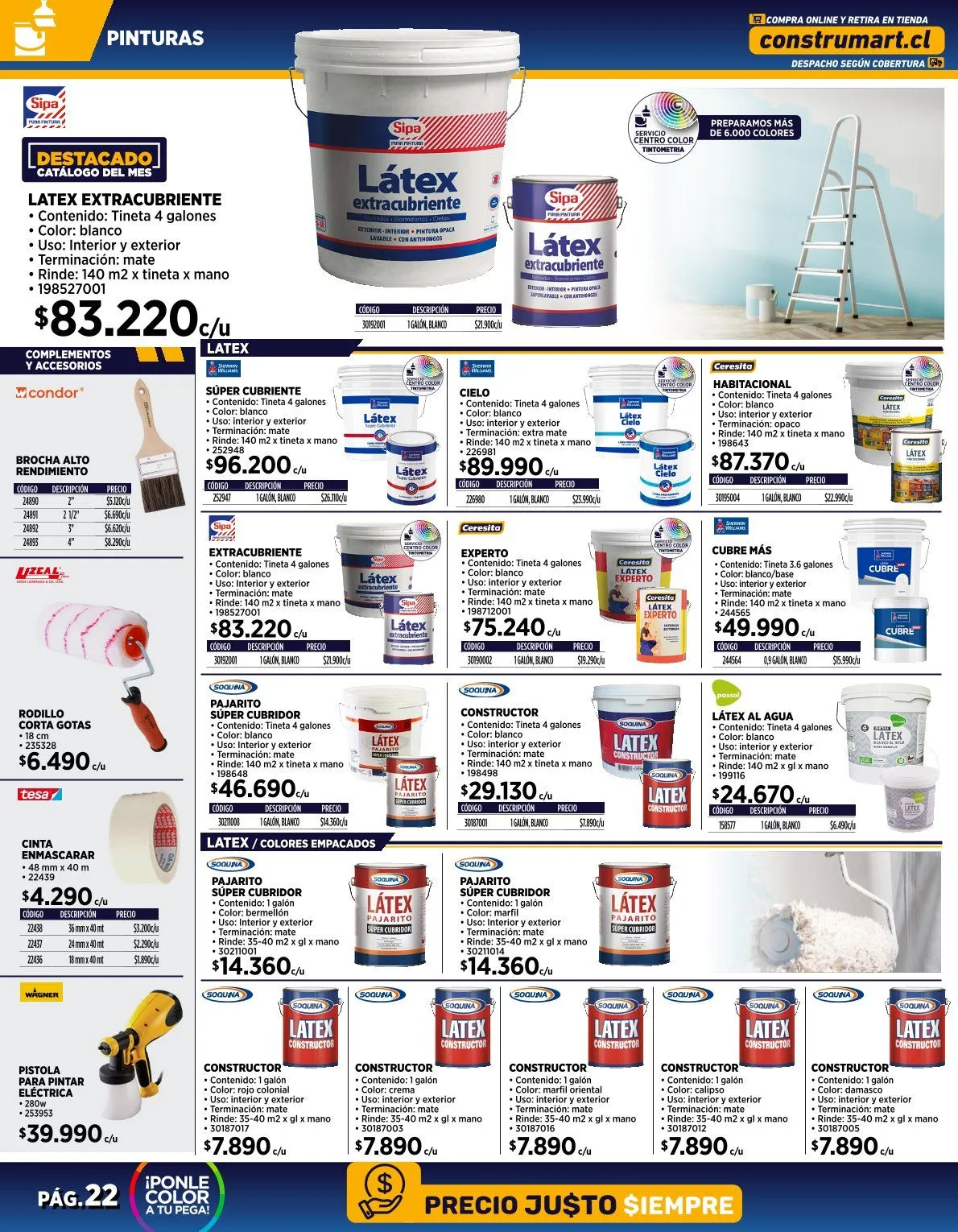Catálogo de Construmart Ofertas del Mes 1 de octubre al 31 de octubre 2025 - Página 22